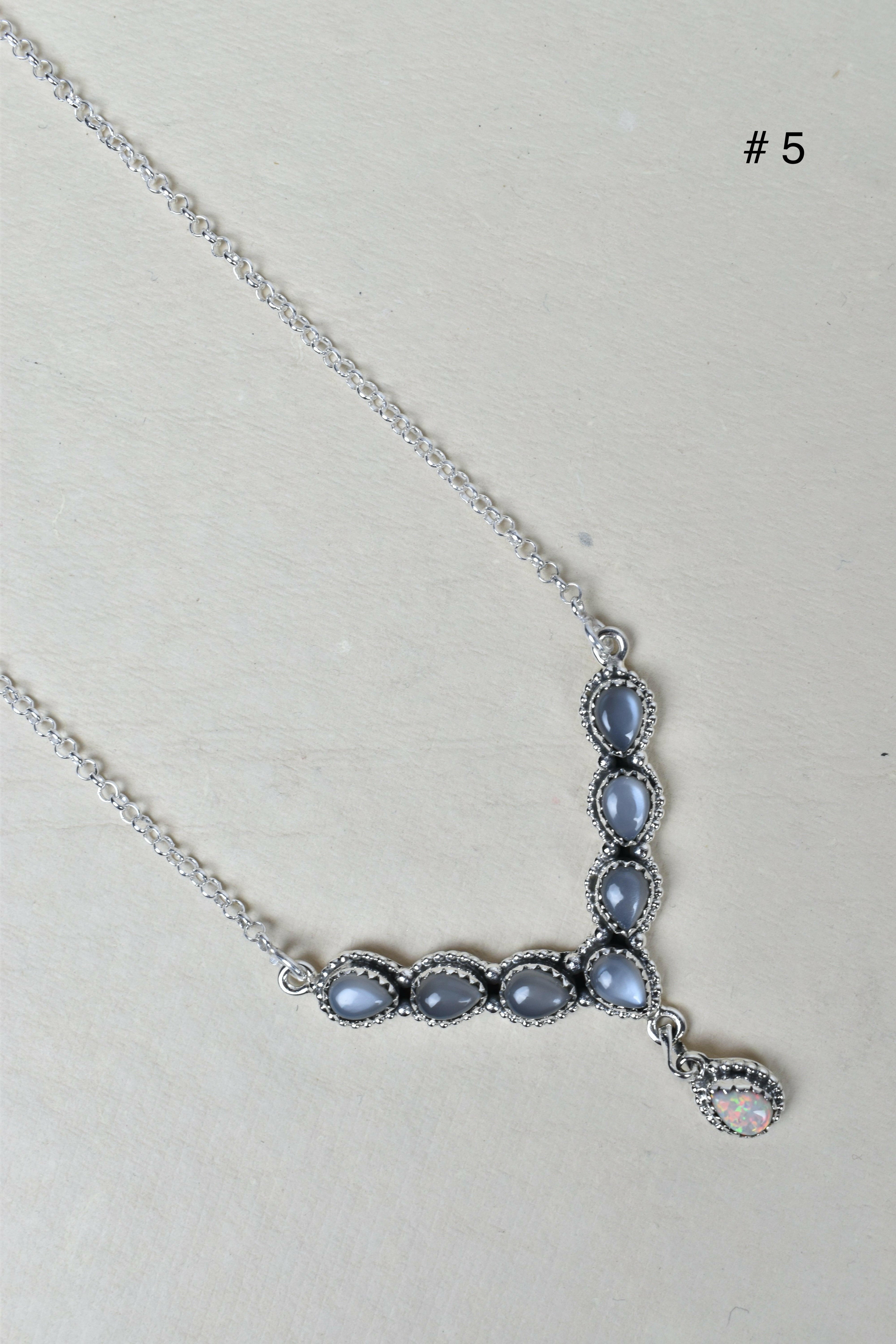 Y Knot Sterling Silver Necklace-Lariat and Y Necklaces-Krush Kandy, Women's Online Fashion Boutique Located in Phoenix, Arizona (Scottsdale Area)