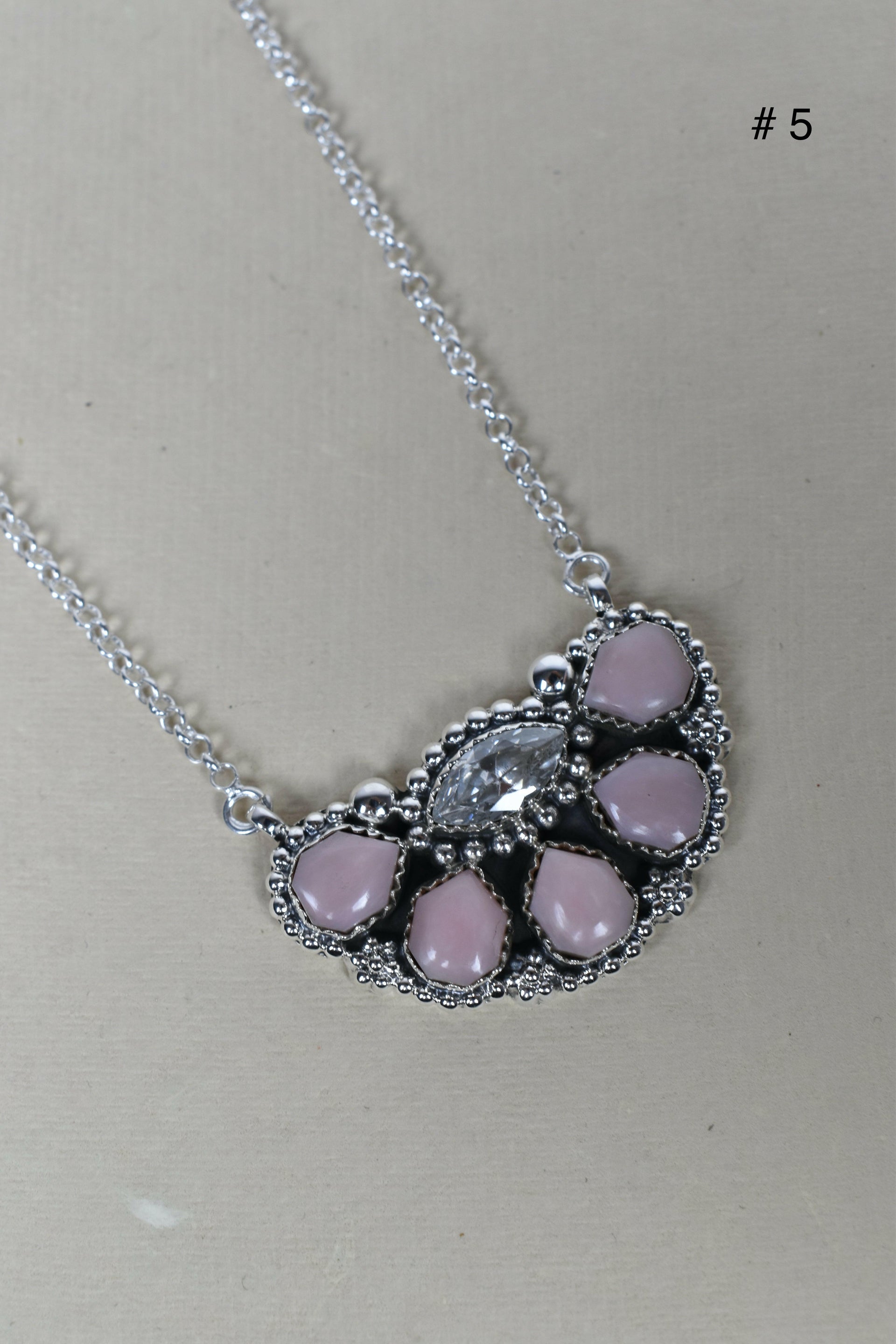 Paw Pad CZ & Stone Necklace-Pendant Necklaces-Krush Kandy, Women's Online Fashion Boutique Located in Phoenix, Arizona (Scottsdale Area)