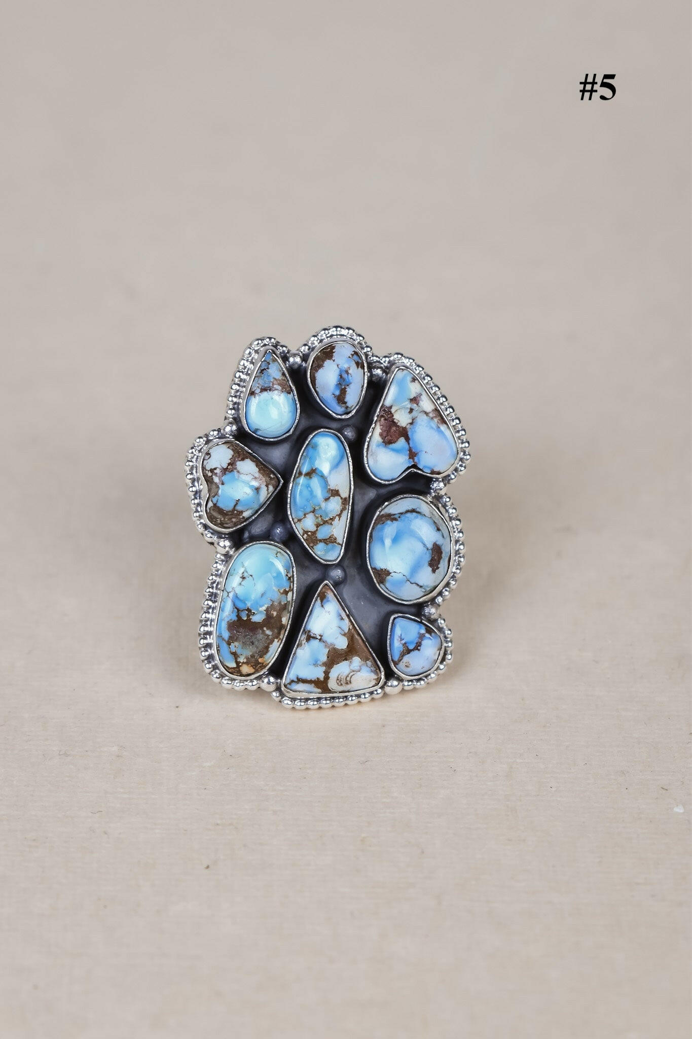 Golden Hills Chunky Cluster Sterling Silver Rings-Cluster Rings-Krush Kandy, Women's Online Fashion Boutique Located in Phoenix, Arizona (Scottsdale Area)