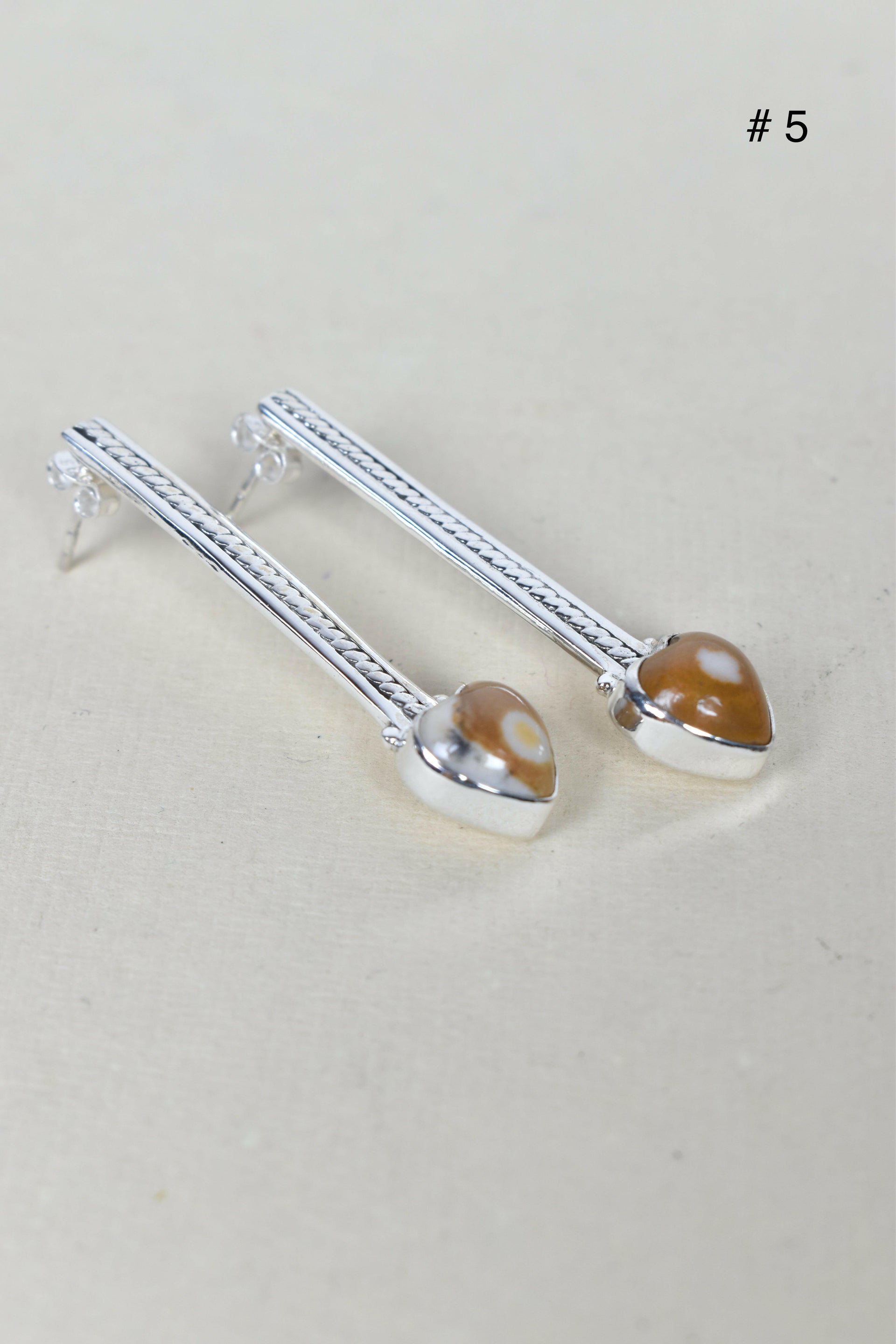 Silver Solitaire Bar Earrings-Drop Earrings-Krush Kandy, Women's Online Fashion Boutique Located in Phoenix, Arizona (Scottsdale Area)