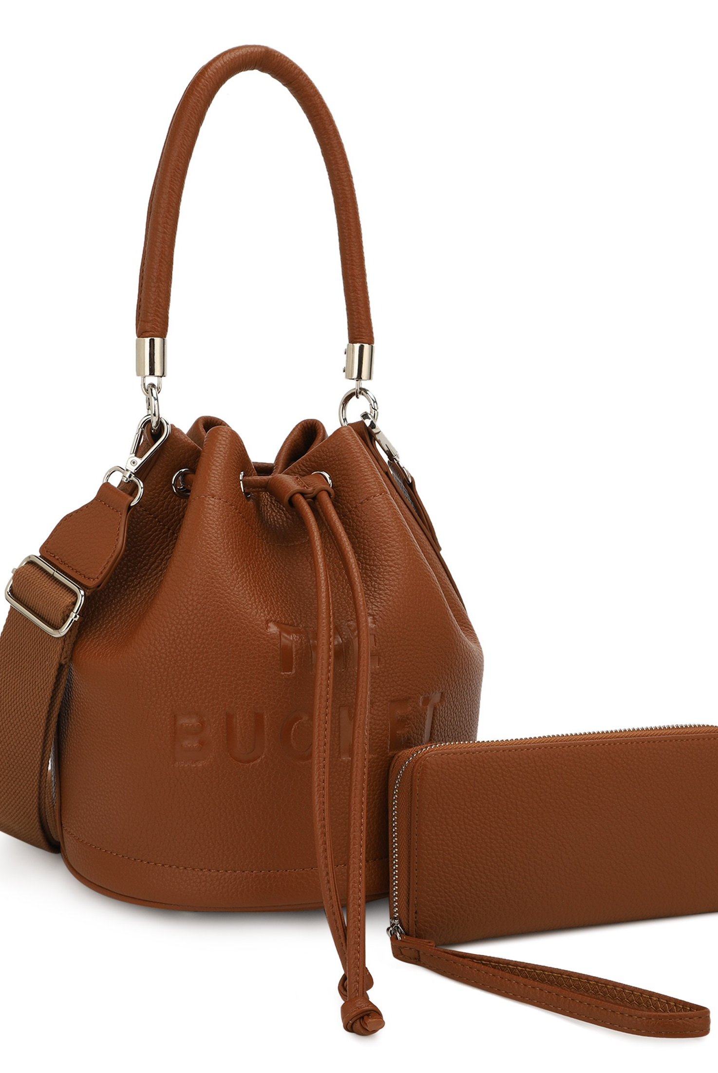 Love Always Bucket Shoulder Bag Set-Purses & Bags-Krush Kandy, Women's Online Fashion Boutique Located in Phoenix, Arizona (Scottsdale Area)