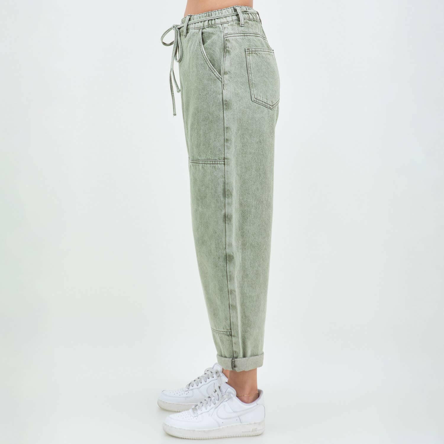 Color Washed Barrel Fit Pants-PANTS-Krush Kandy, Women's Online Fashion Boutique Located in Phoenix, Arizona (Scottsdale Area)