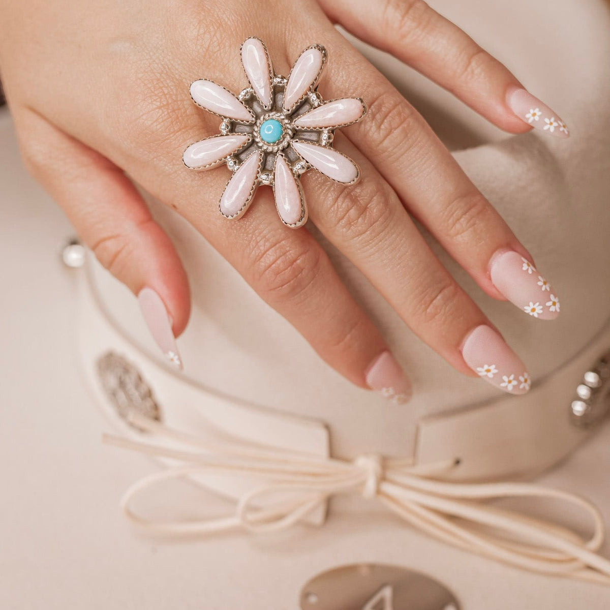 Wild Flower Stone Rings-Rings-Krush Kandy, Women's Online Fashion Boutique Located in Phoenix, Arizona (Scottsdale Area)