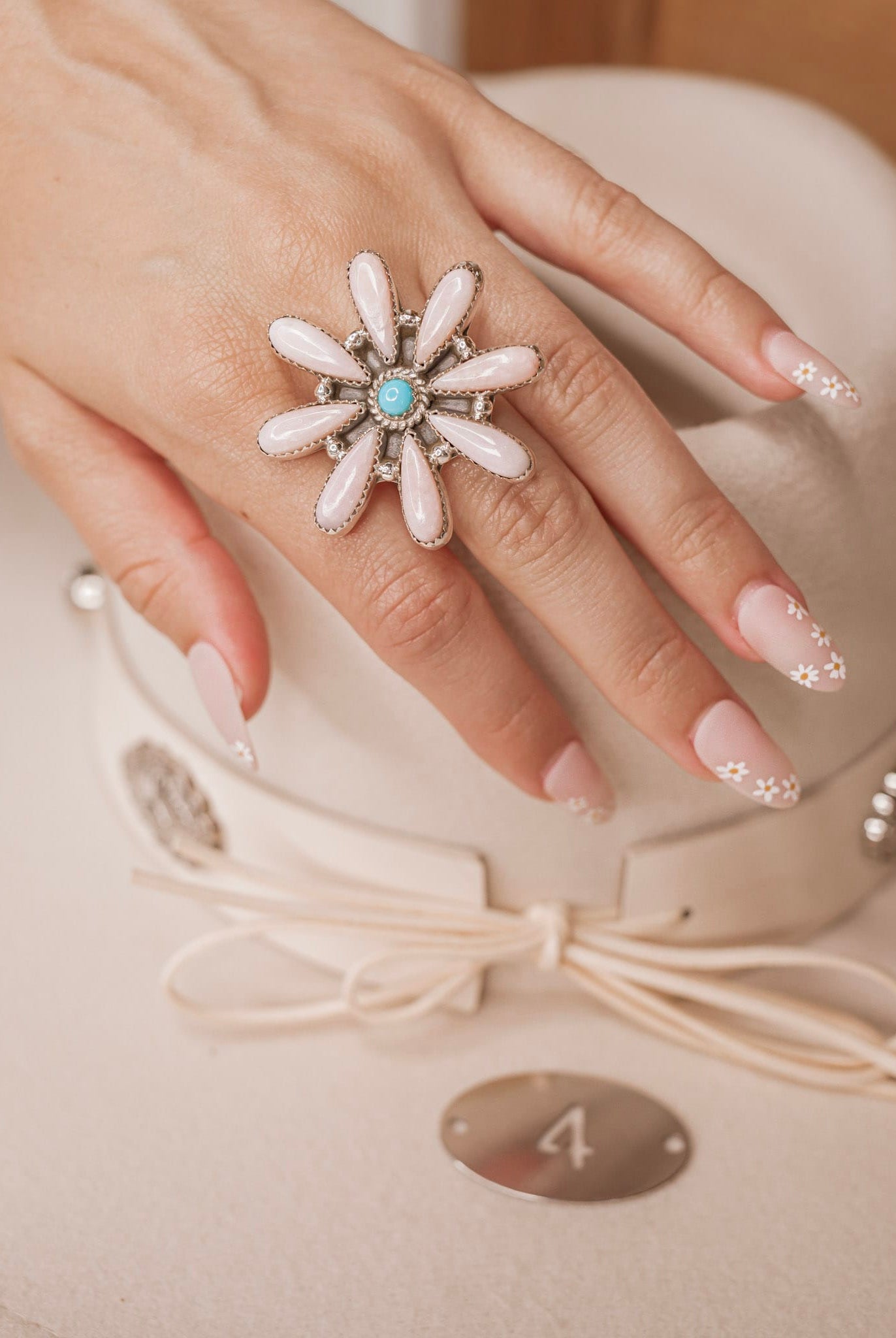 Wild Flower Stone Rings-Rings-Krush Kandy, Women's Online Fashion Boutique Located in Phoenix, Arizona (Scottsdale Area)