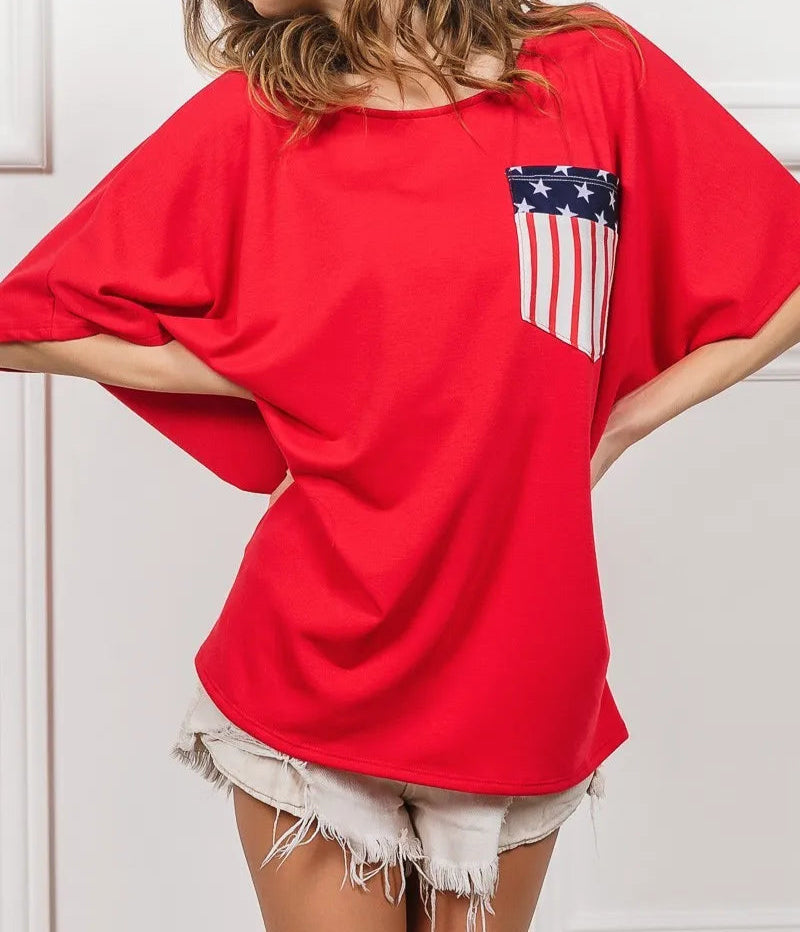 BiBi French Terry With Front Pocket Dolman Sleeves Top-Tops-Krush Kandy, Women's Online Fashion Boutique Located in Phoenix, Arizona (Scottsdale Area)