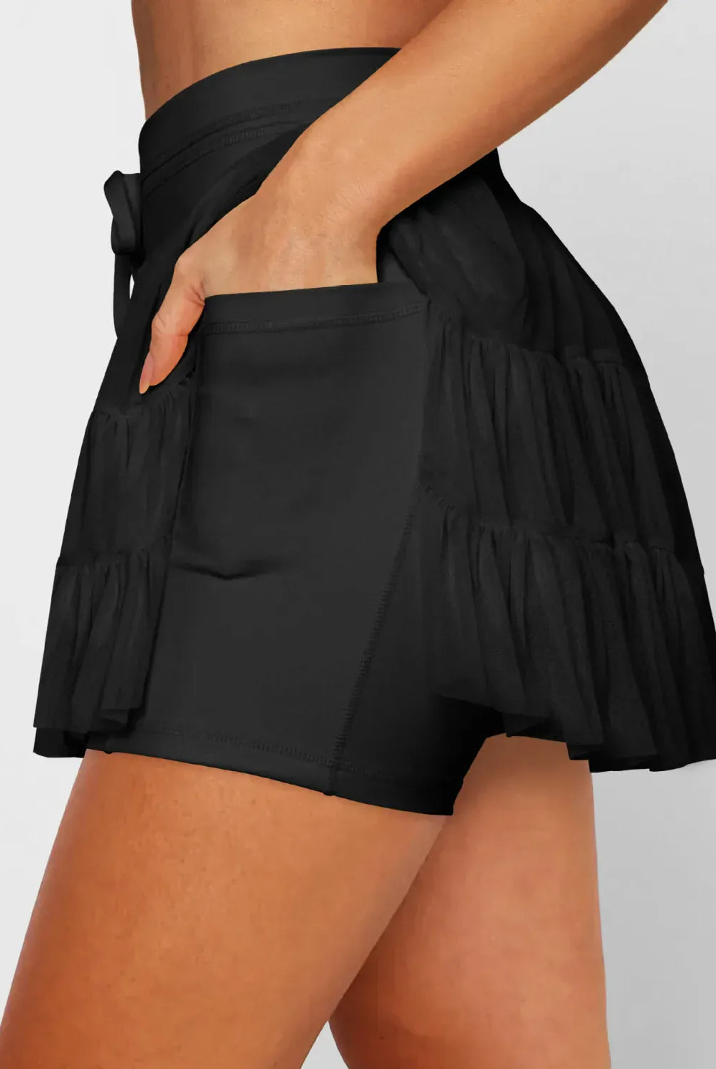 High Waist Skort with Pockets-Krush Kandy, Women's Online Fashion Boutique Located in Phoenix, Arizona (Scottsdale Area)