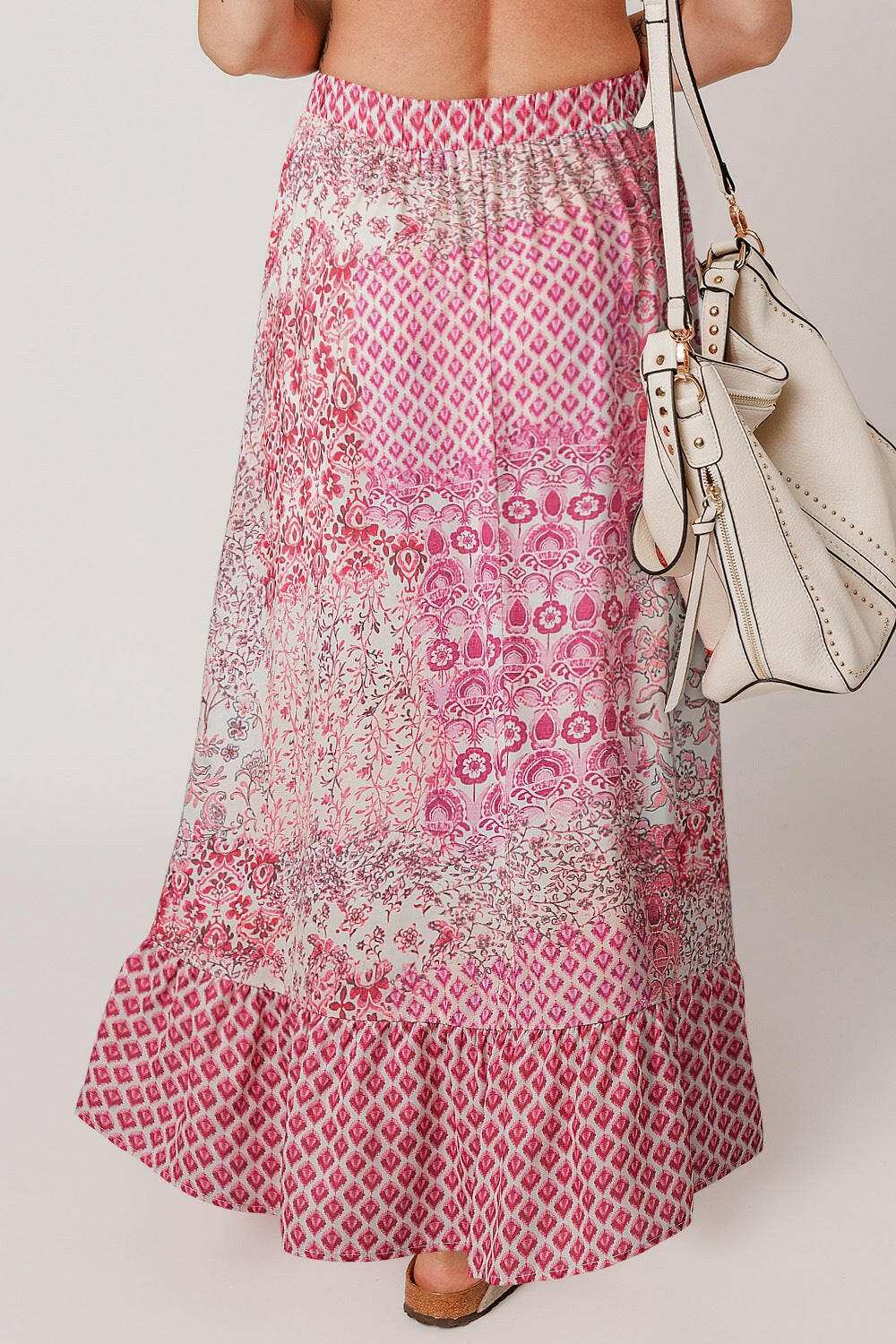 Boho Patchwork Maxi Skirt-Skirts-Krush Kandy, Women's Online Fashion Boutique Located in Phoenix, Arizona (Scottsdale Area)