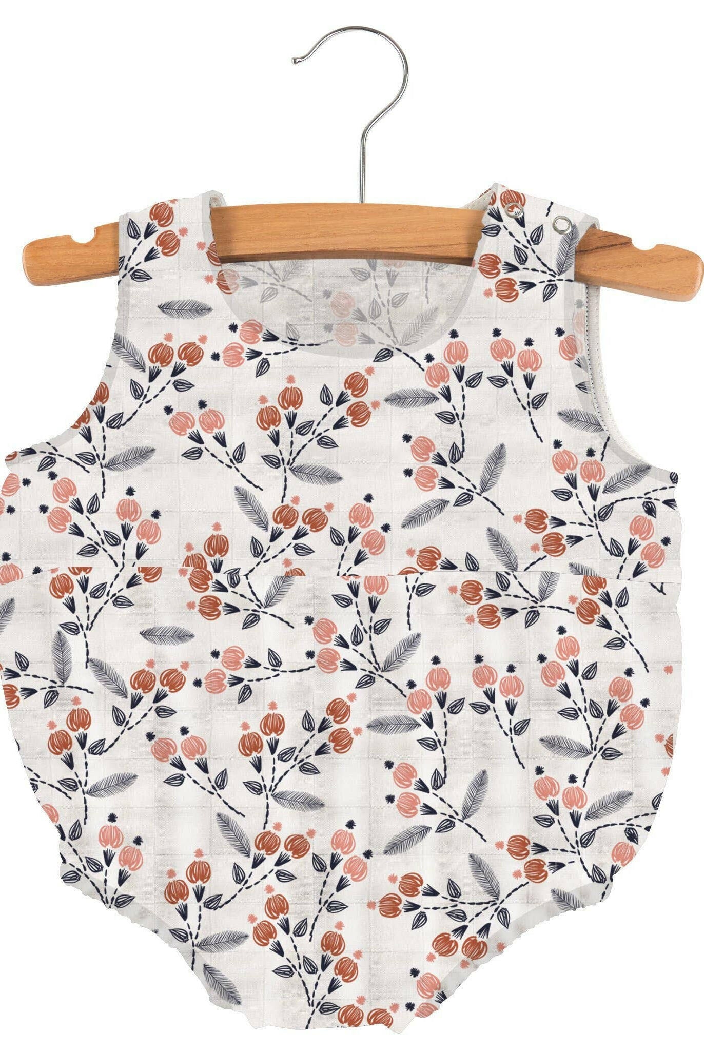 Dahlia Floral Bamboo Mini Bubble Romper-Kids-Krush Kandy, Women's Online Fashion Boutique Located in Phoenix, Arizona (Scottsdale Area)