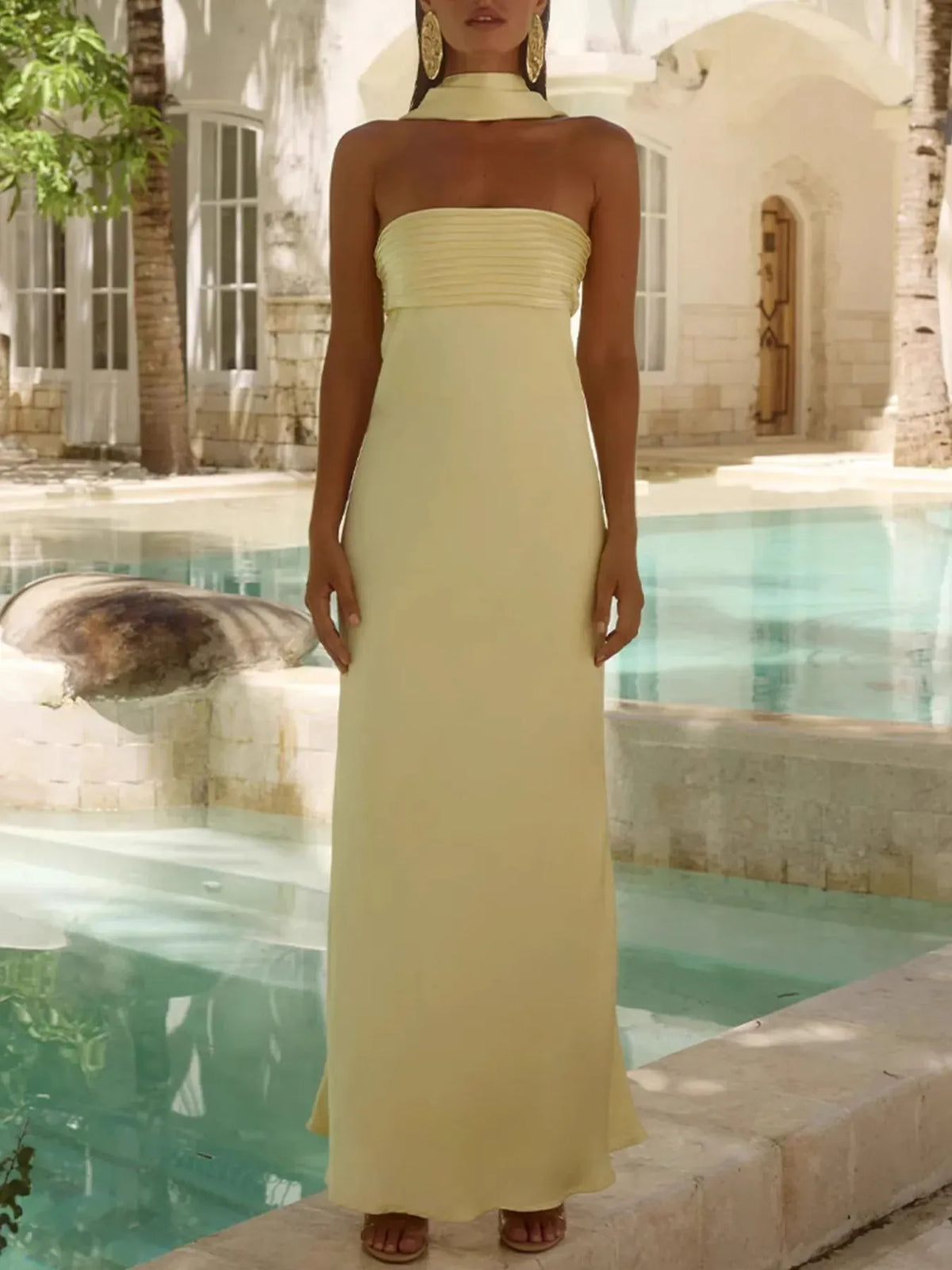 Tube Mermaid Maxi Dress-Dresses-Krush Kandy, Women's Online Fashion Boutique Located in Phoenix, Arizona (Scottsdale Area)