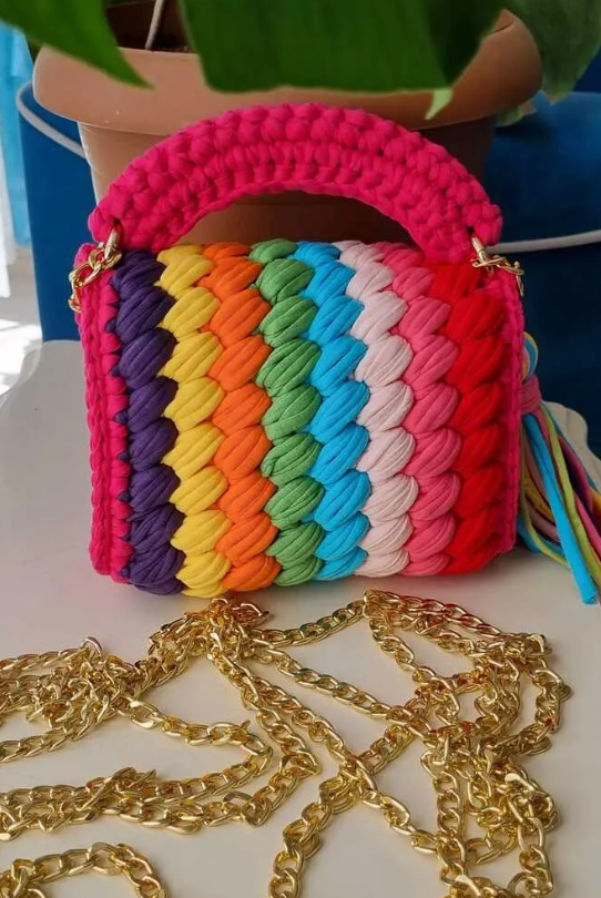 Dreamweave Handmade Crochet Purse-handbags-Krush Kandy, Women's Online Fashion Boutique Located in Phoenix, Arizona (Scottsdale Area)