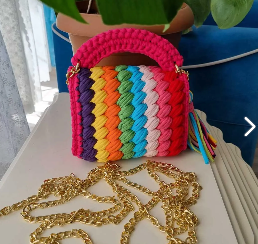 Dreamweave Handmade Crochet Purse-handbags-Krush Kandy, Women's Online Fashion Boutique Located in Phoenix, Arizona (Scottsdale Area)