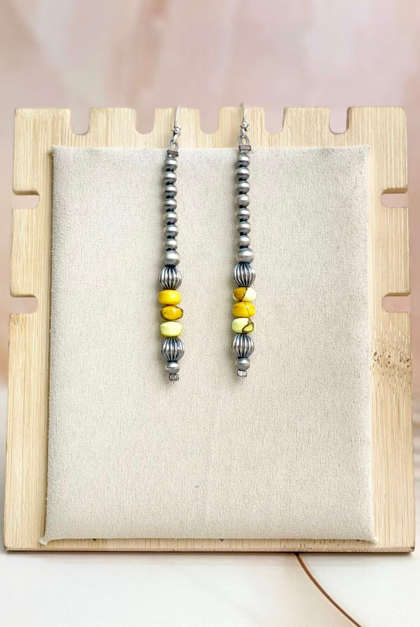 Honey Dahlia Desert Pearl Earrings-Earrings-Krush Kandy, Women's Online Fashion Boutique Located in Phoenix, Arizona (Scottsdale Area)