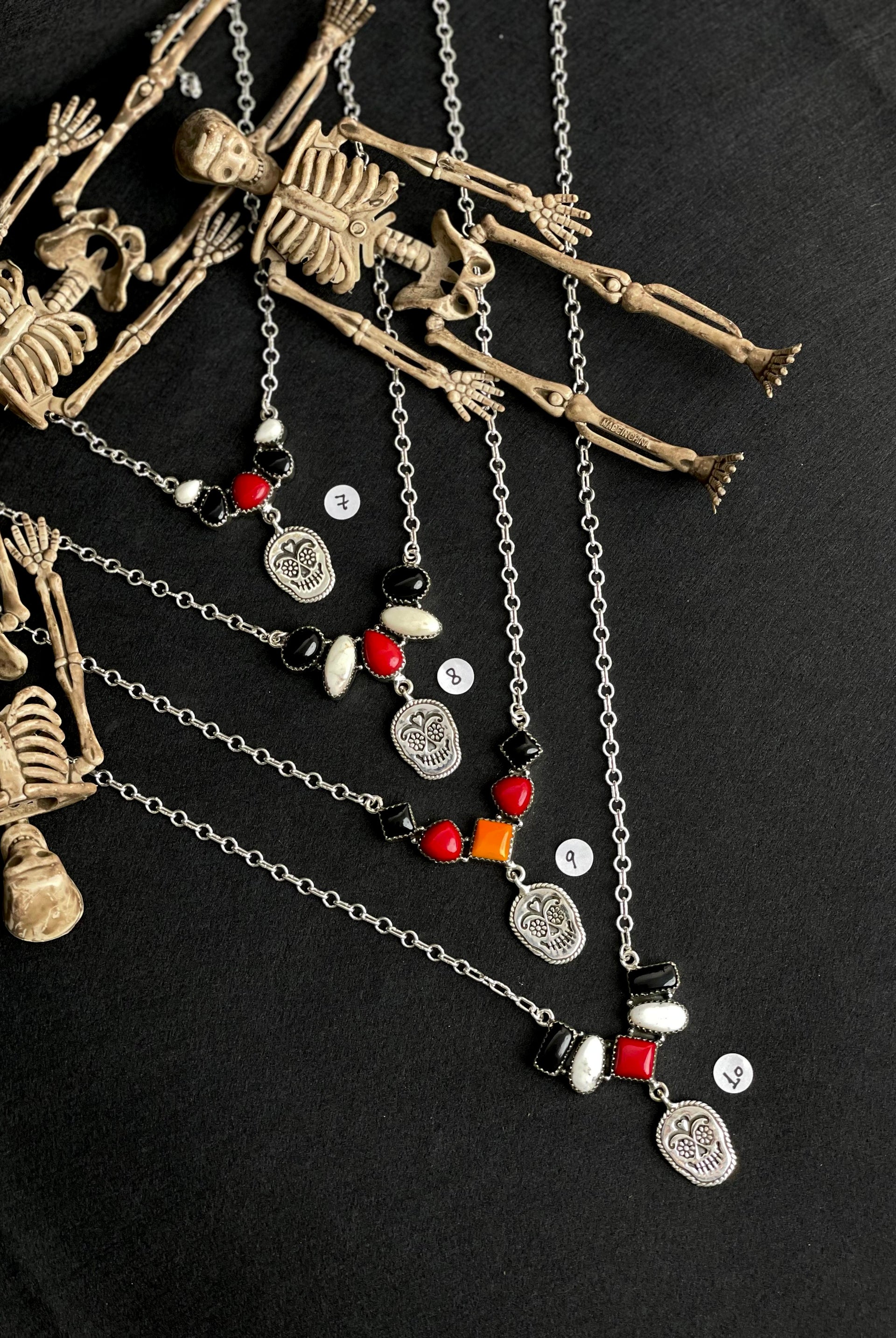 Halloween Charm Necklaces-Necklaces-Krush Kandy, Women's Online Fashion Boutique Located in Phoenix, Arizona (Scottsdale Area)