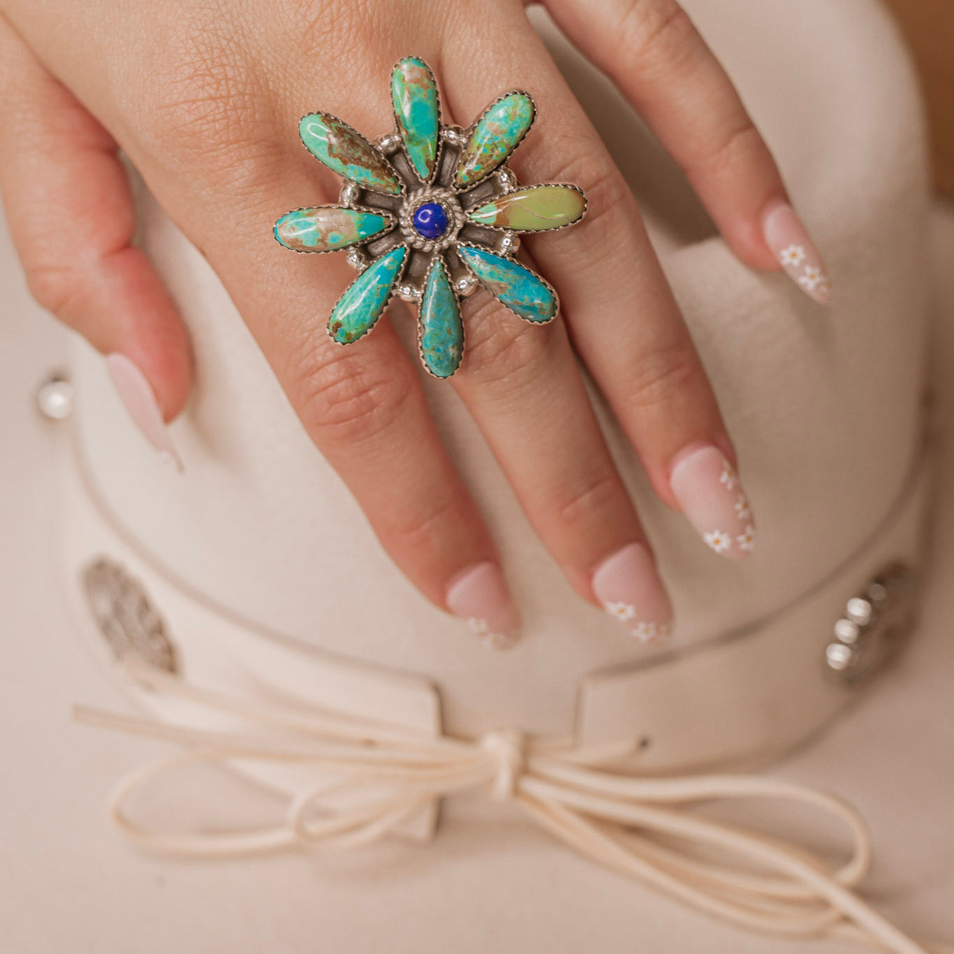 Wild Flower Stone Rings-Rings-Krush Kandy, Women's Online Fashion Boutique Located in Phoenix, Arizona (Scottsdale Area)