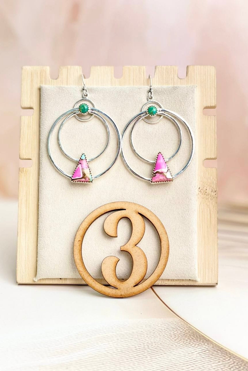 Triad Hoop Earrings sno 39-Earrings-Krush Kandy, Women's Online Fashion Boutique Located in Phoenix, Arizona (Scottsdale Area)