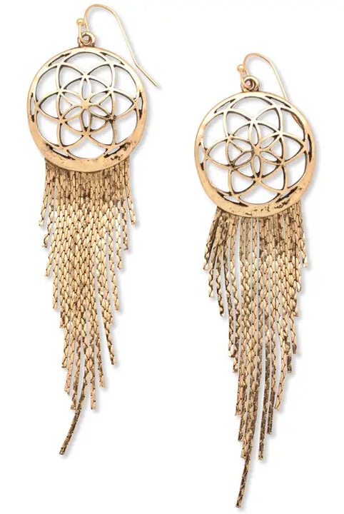 Dream Catcher Earrings-Earrings-Krush Kandy, Women's Online Fashion Boutique Located in Phoenix, Arizona (Scottsdale Area)