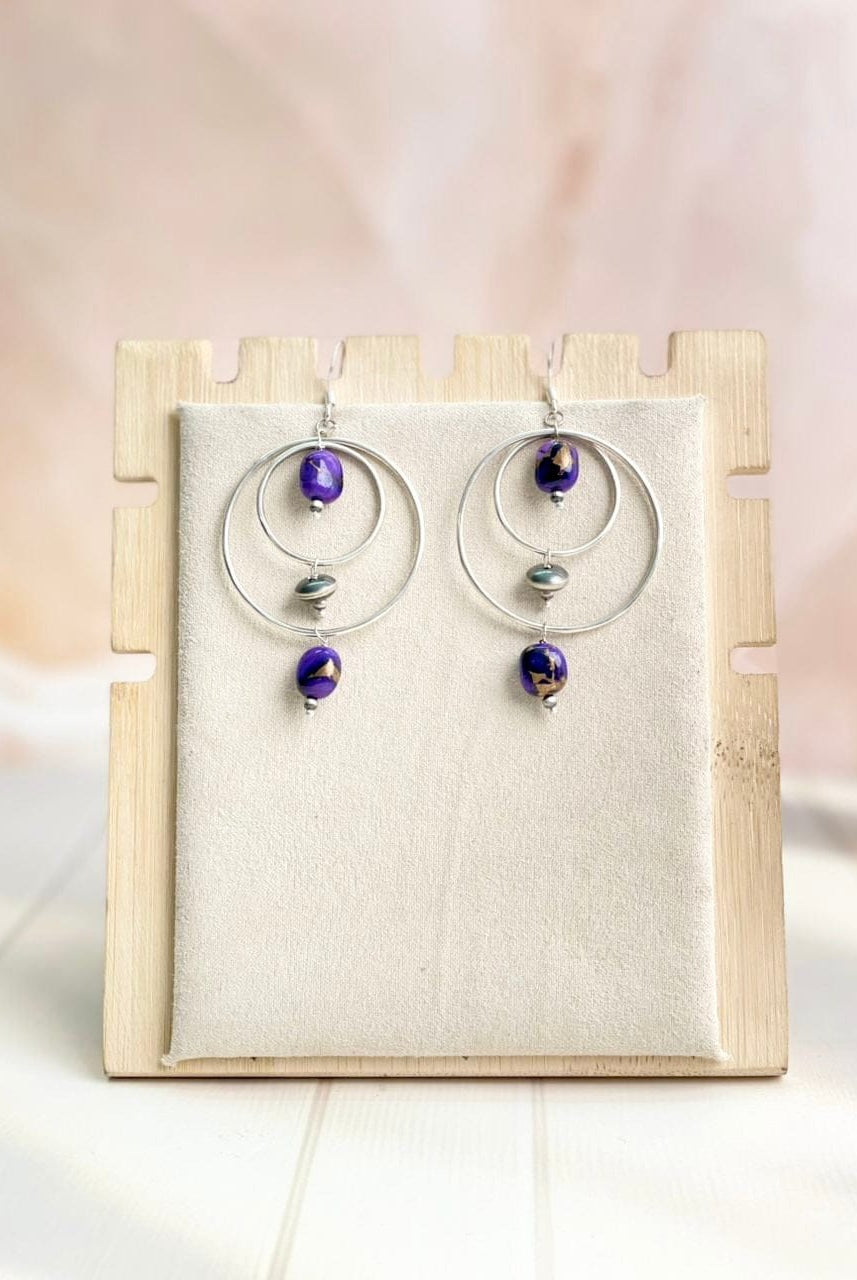 Dahlia Triple Hoop Earrings-Earrings-Krush Kandy, Women's Online Fashion Boutique Located in Phoenix, Arizona (Scottsdale Area)