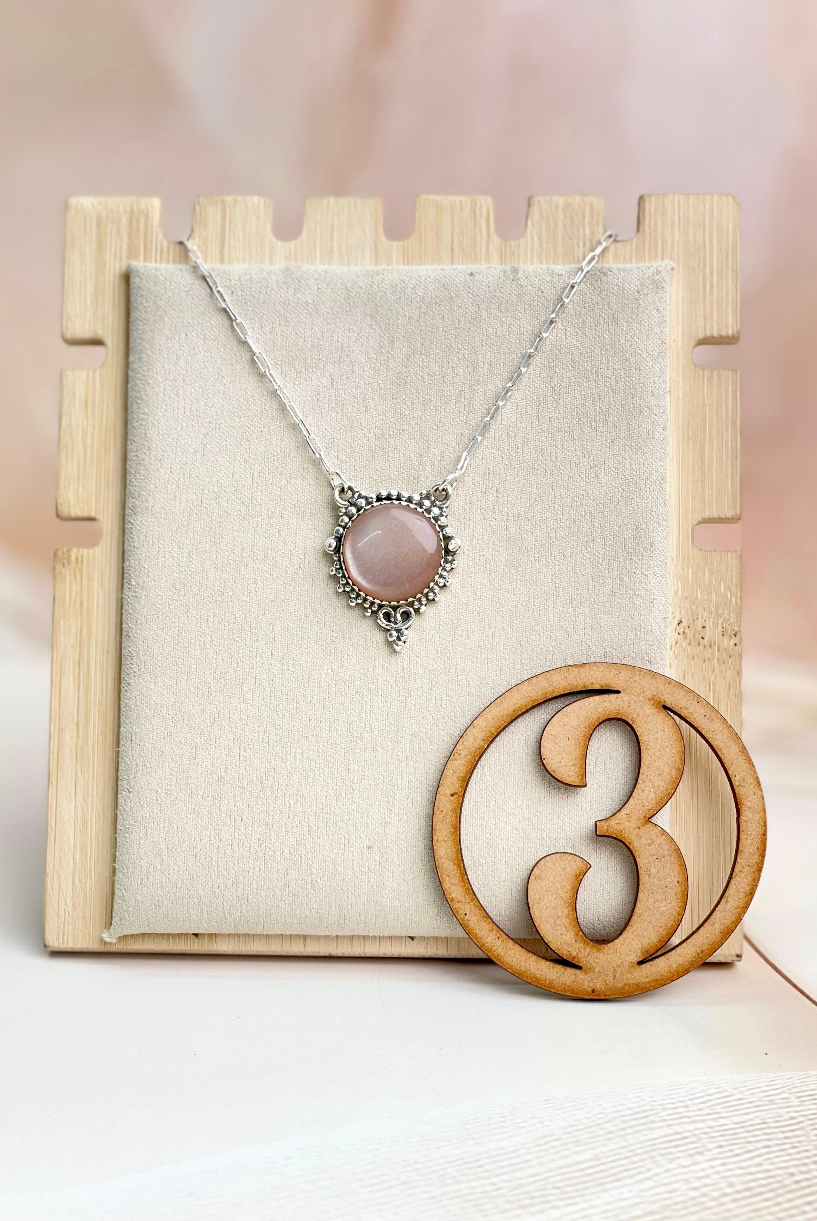 Sunstone Slab Necklace sno 32-Necklaces-Krush Kandy, Women's Online Fashion Boutique Located in Phoenix, Arizona (Scottsdale Area)