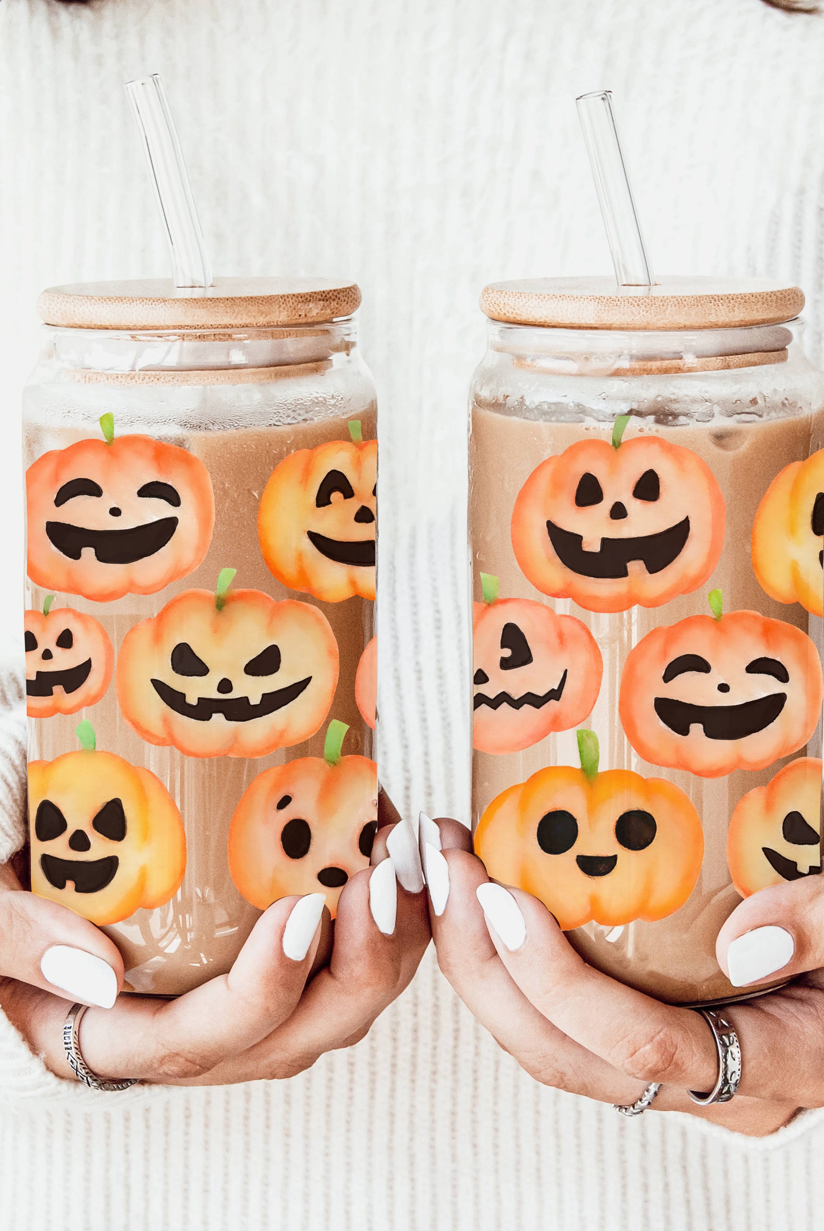 Cutest Halloween Fall Glass Cup | 20oz-Accessories-Krush Kandy, Women's Online Fashion Boutique Located in Phoenix, Arizona (Scottsdale Area)