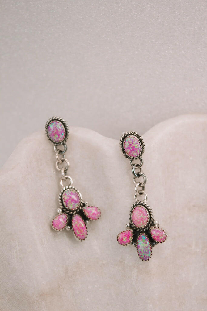 Dangle Cloved Chain Earrings-Drop Earrings-Krush Kandy, Women's Online Fashion Boutique Located in Phoenix, Arizona (Scottsdale Area)