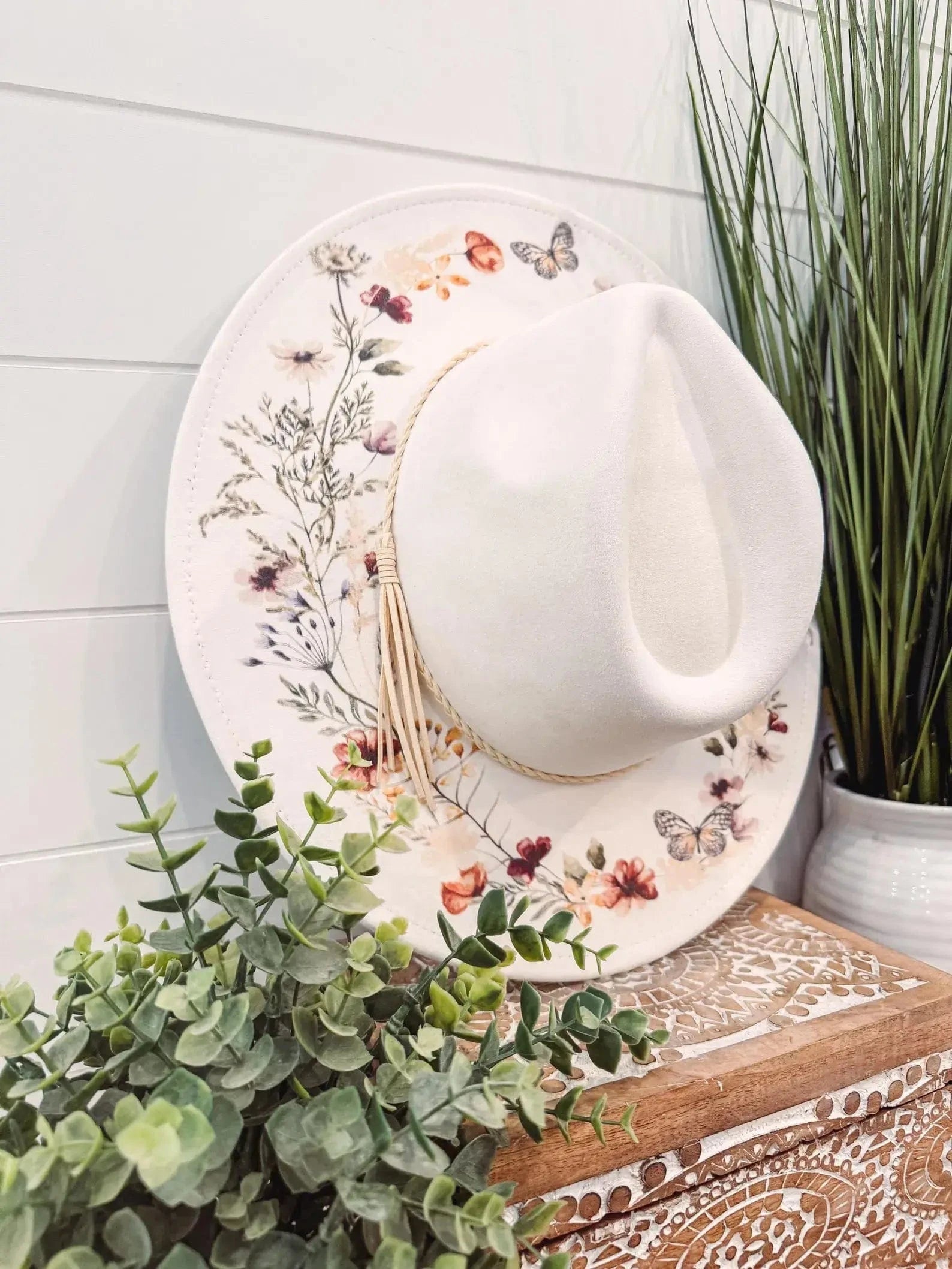 Floral Print Hat-Hats-Krush Kandy, Women's Online Fashion Boutique Located in Phoenix, Arizona (Scottsdale Area)