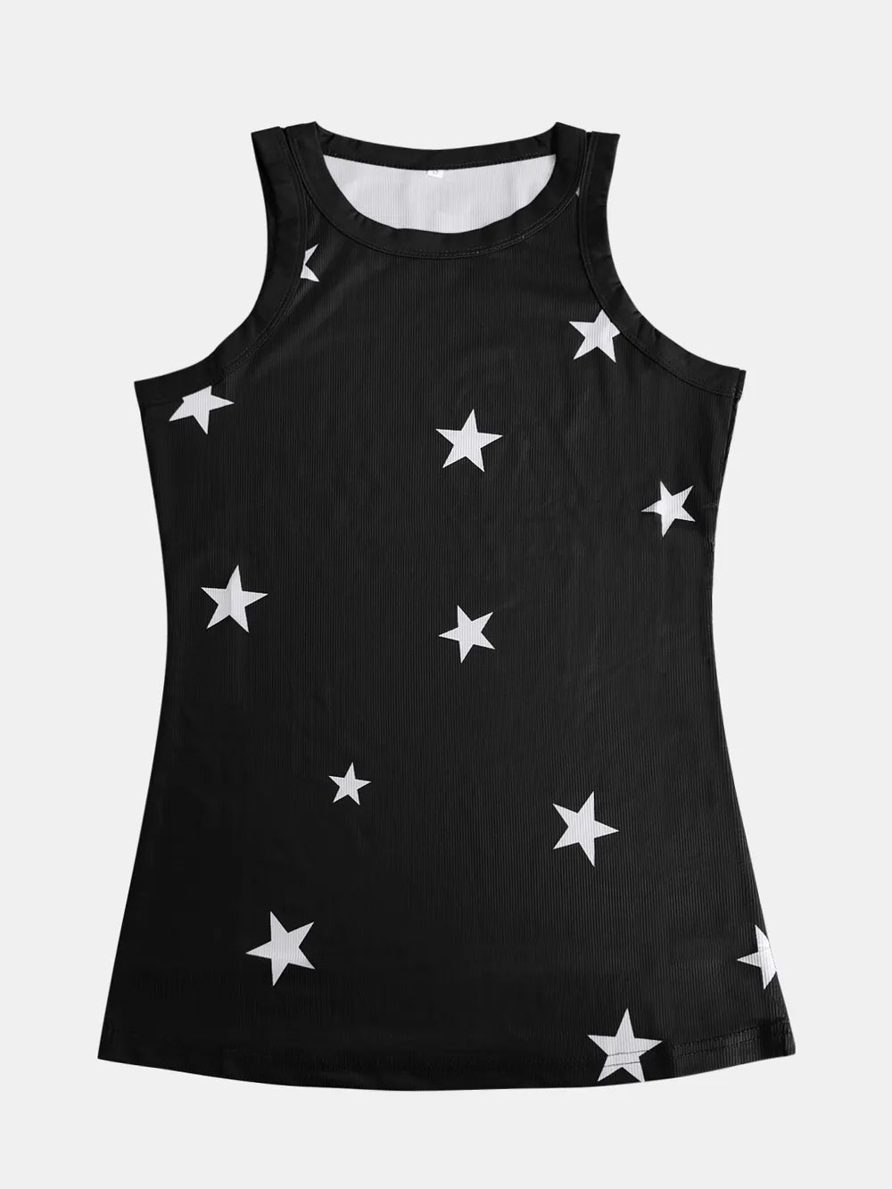 Full Size Star Round Neck Tank-Tops-Krush Kandy, Women's Online Fashion Boutique Located in Phoenix, Arizona (Scottsdale Area)