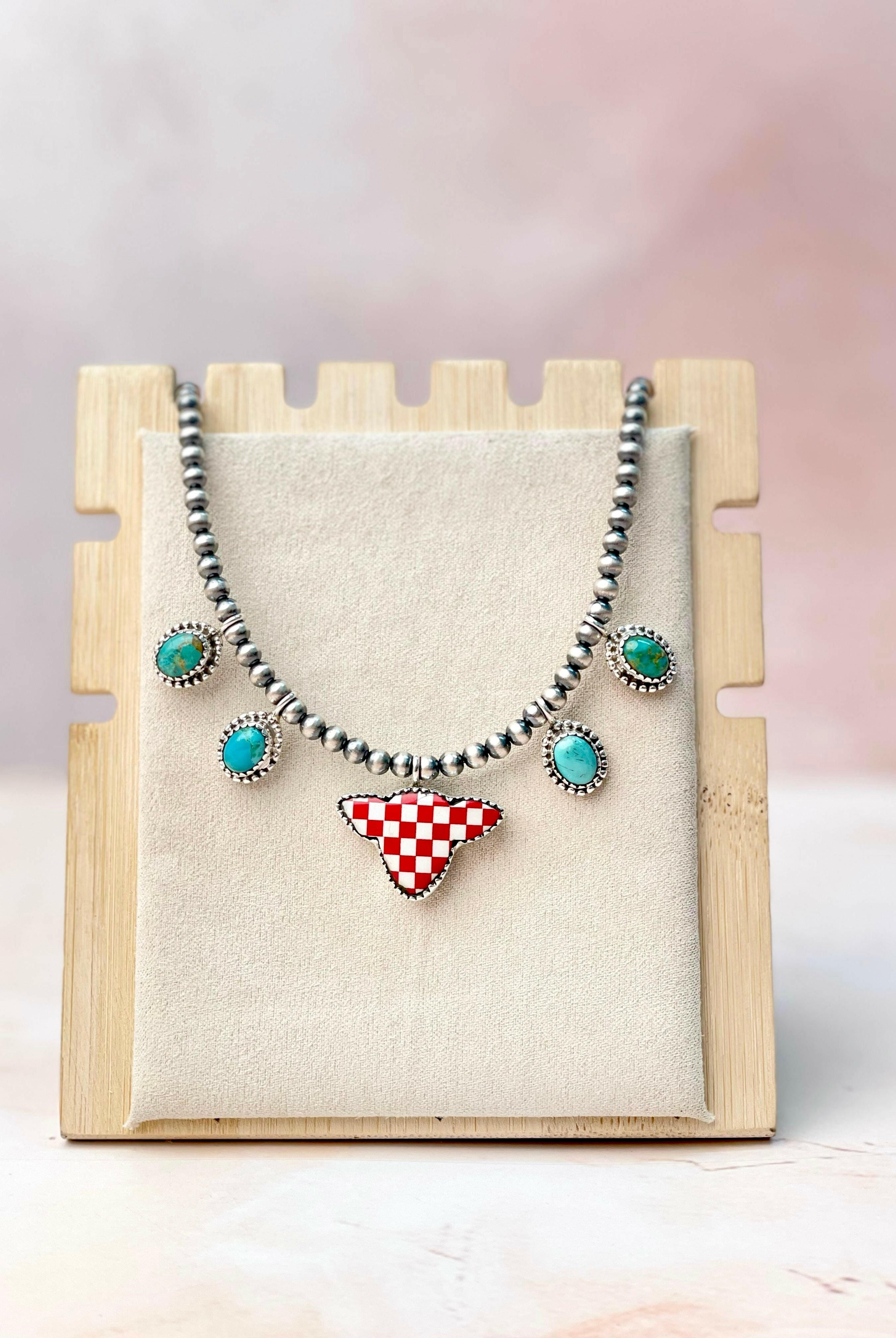 Belle Bull Desert Pearls Necklace-Necklaces-Krush Kandy, Women's Online Fashion Boutique Located in Phoenix, Arizona (Scottsdale Area)