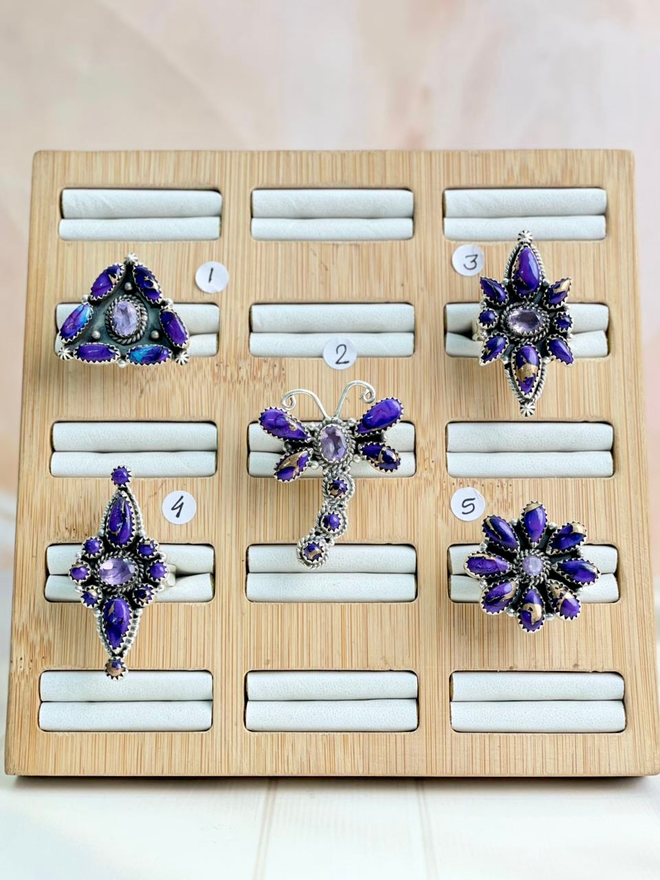 Berry Dahlia One of a Kind Boho Rings-Rings-Krush Kandy, Women's Online Fashion Boutique Located in Phoenix, Arizona (Scottsdale Area)