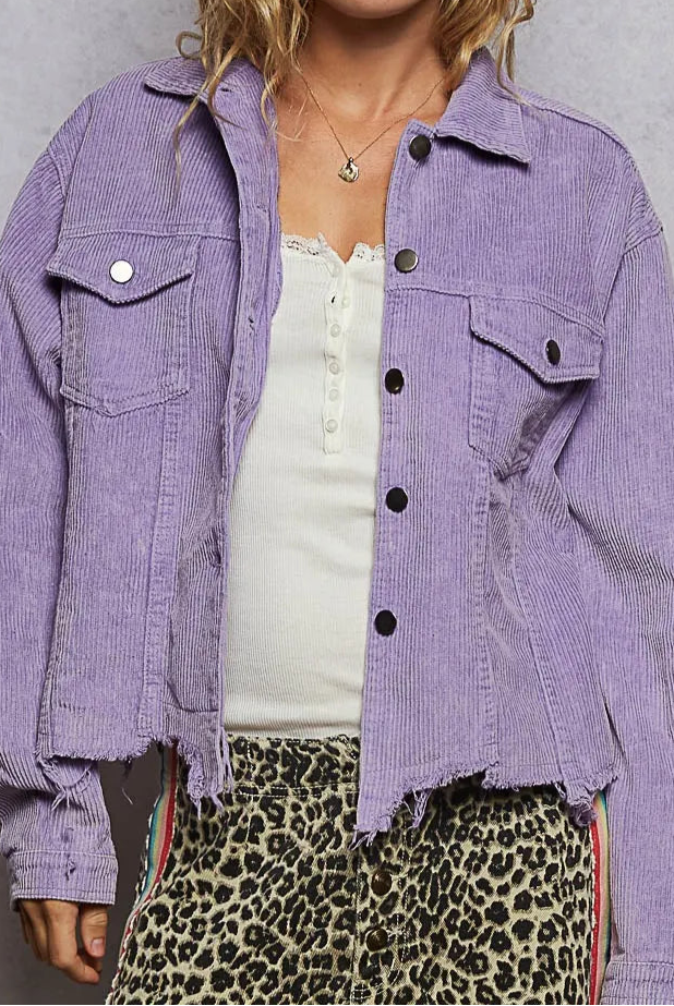 POL Button Down Corduroy Trucker Jacket-Jackets-Krush Kandy, Women's Online Fashion Boutique Located in Phoenix, Arizona (Scottsdale Area)