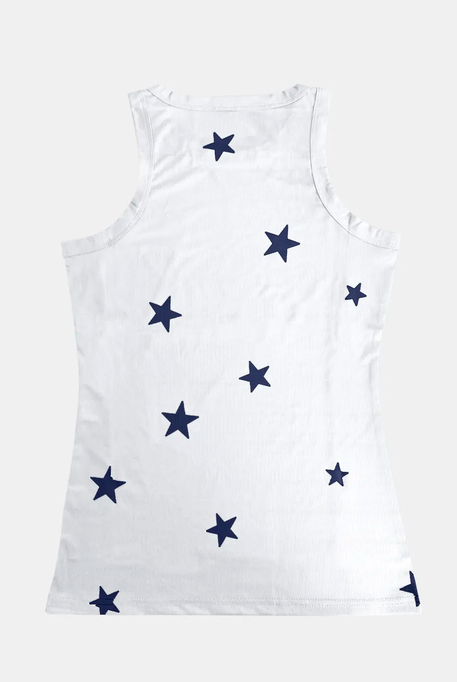 Full Size Star Round Neck Tank-Tops-Krush Kandy, Women's Online Fashion Boutique Located in Phoenix, Arizona (Scottsdale Area)