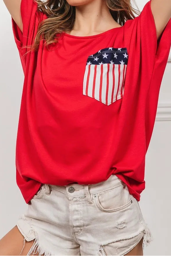 BiBi French Terry With Front Pocket Dolman Sleeves Top-Tops-Krush Kandy, Women's Online Fashion Boutique Located in Phoenix, Arizona (Scottsdale Area)