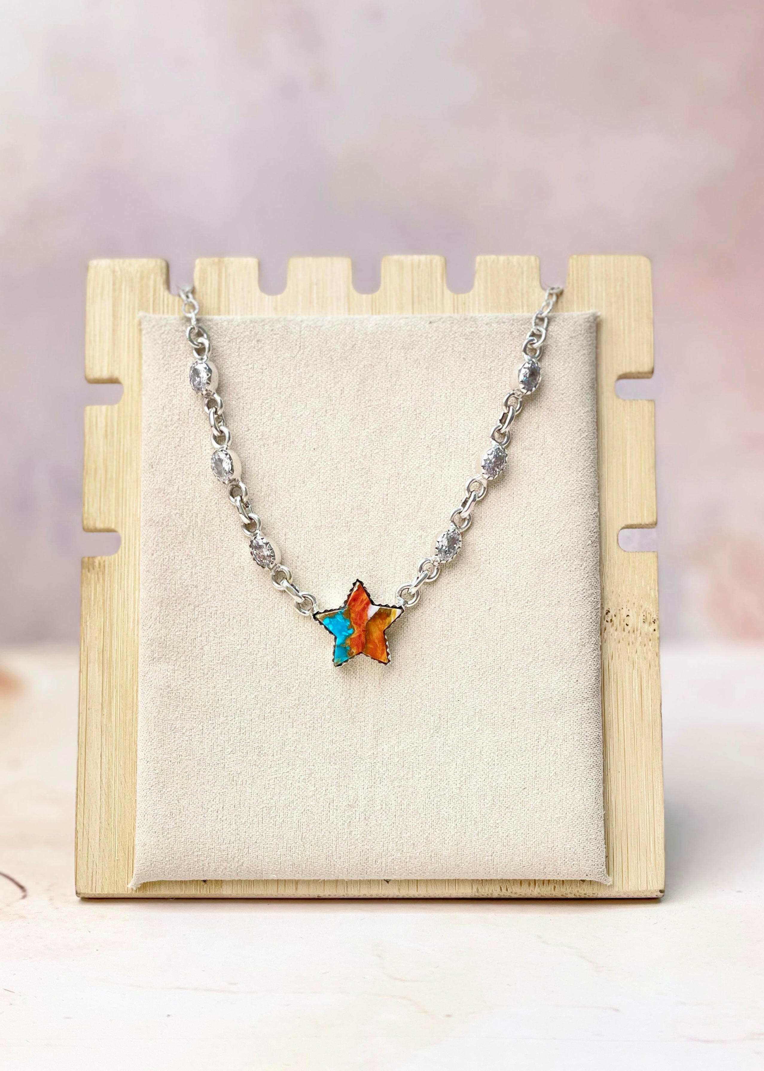 Starborn Spirit Chunky Chain Necklace-Necklaces-Krush Kandy, Women's Online Fashion Boutique Located in Phoenix, Arizona (Scottsdale Area)