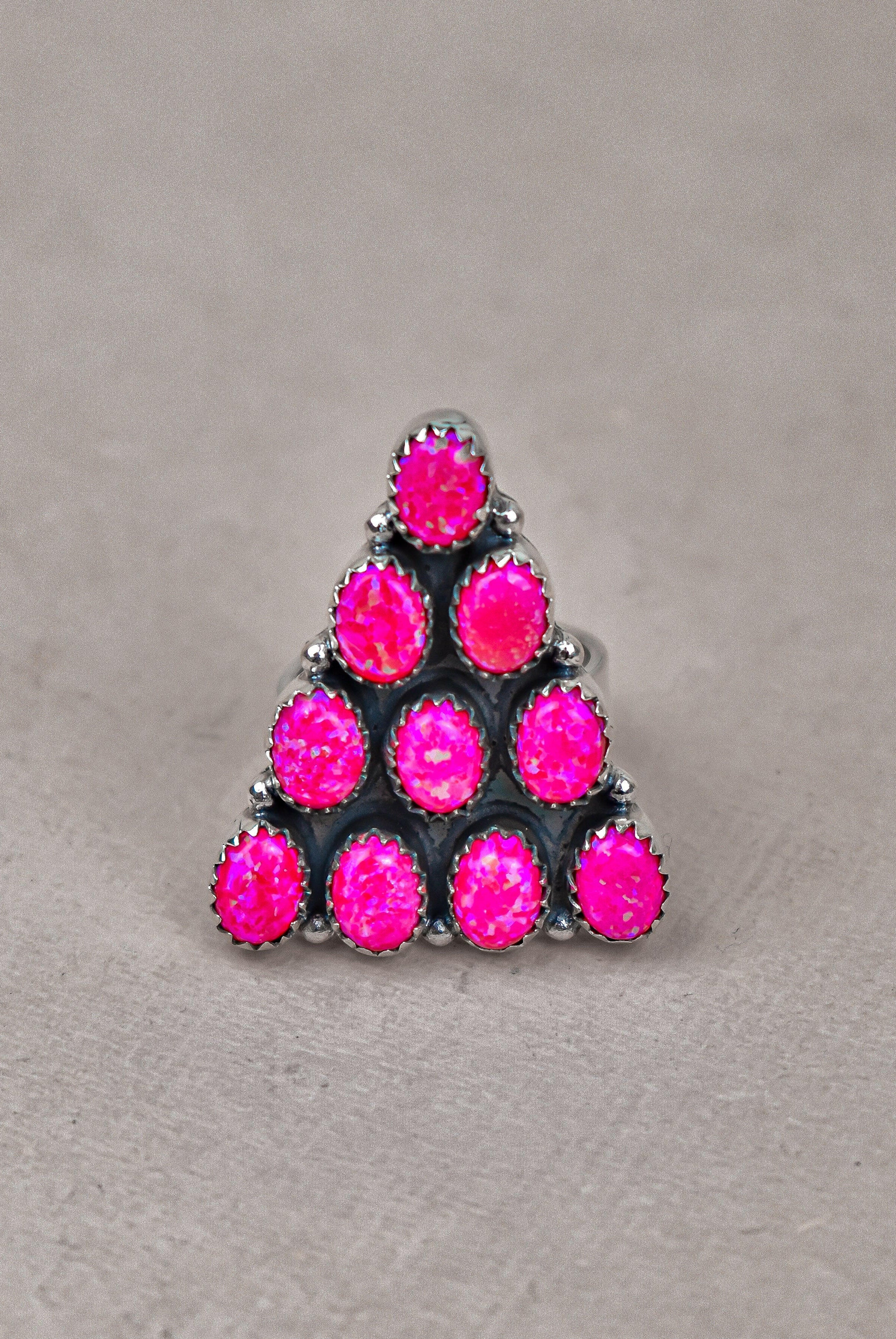 Pyramid Prism Gemstone Ring-Cluster Rings-Krush Kandy, Women's Online Fashion Boutique Located in Phoenix, Arizona (Scottsdale Area)