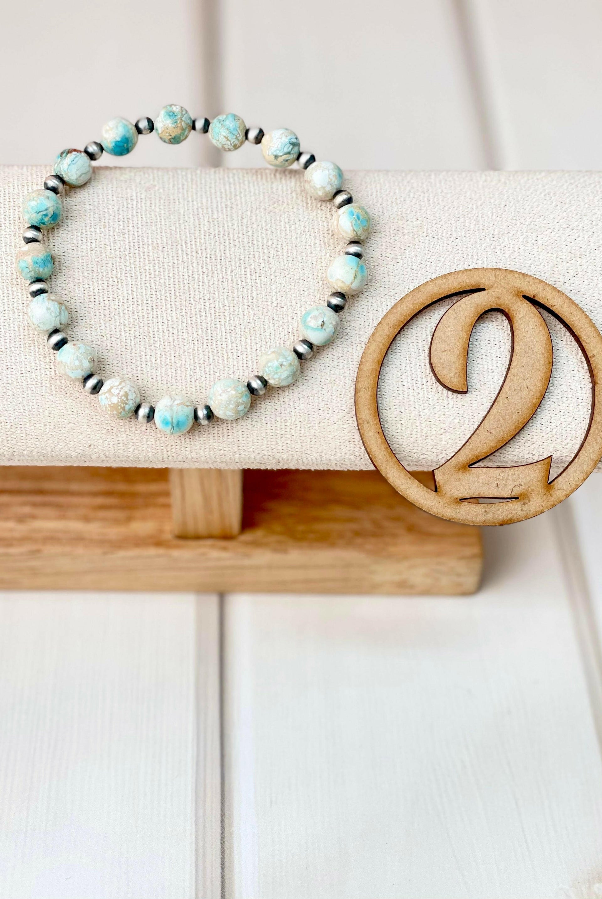 Desert Jasper Stretch Bracelet-Bracelets-Krush Kandy, Women's Online Fashion Boutique Located in Phoenix, Arizona (Scottsdale Area)