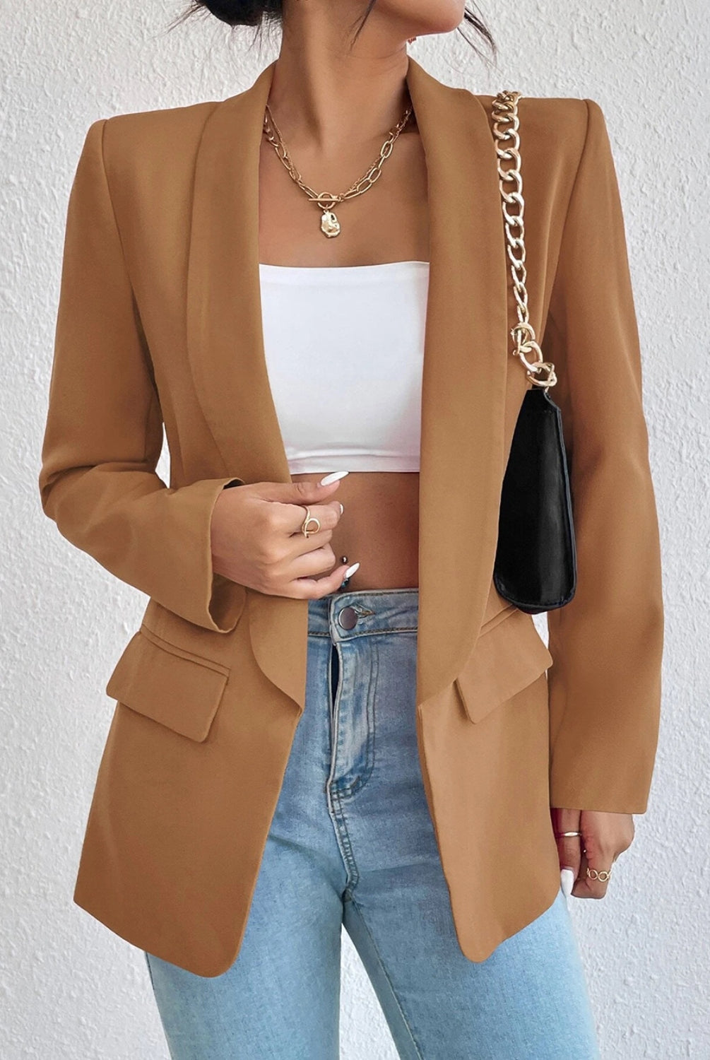 After Hours Long Sleeve Blazer-Blazers-Krush Kandy, Women's Online Fashion Boutique Located in Phoenix, Arizona (Scottsdale Area)
