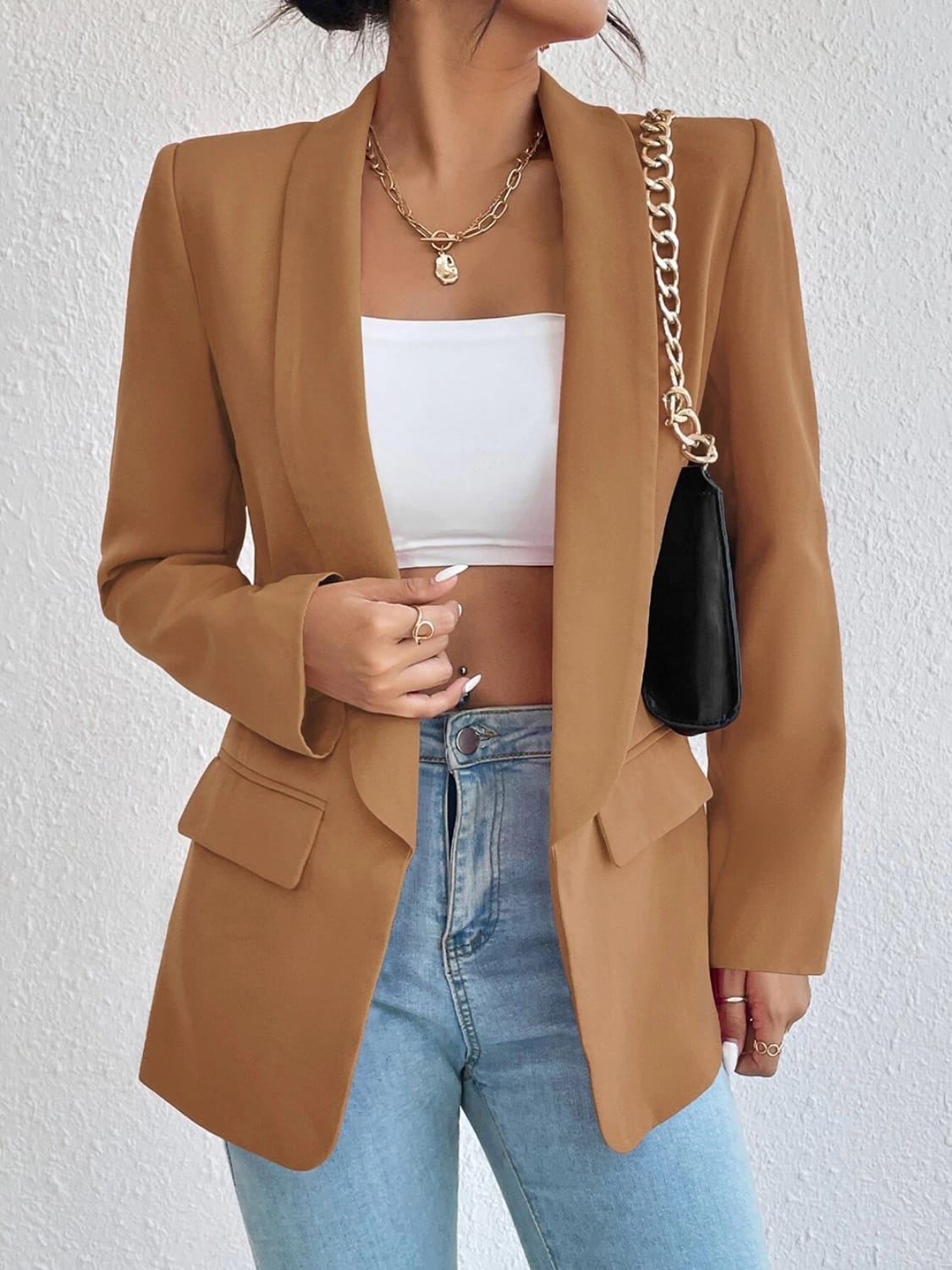 After Hours Long Sleeve Blazer-Blazers-Krush Kandy, Women's Online Fashion Boutique Located in Phoenix, Arizona (Scottsdale Area)