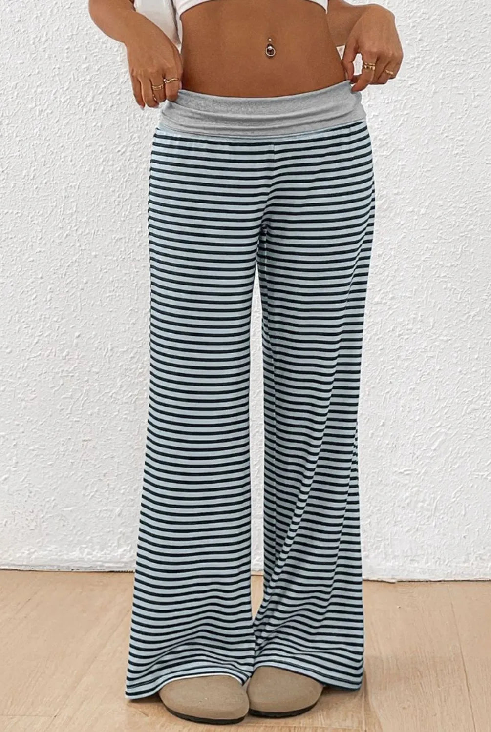 Striped Wide Leg Pants-Krush Kandy, Women's Online Fashion Boutique Located in Phoenix, Arizona (Scottsdale Area)