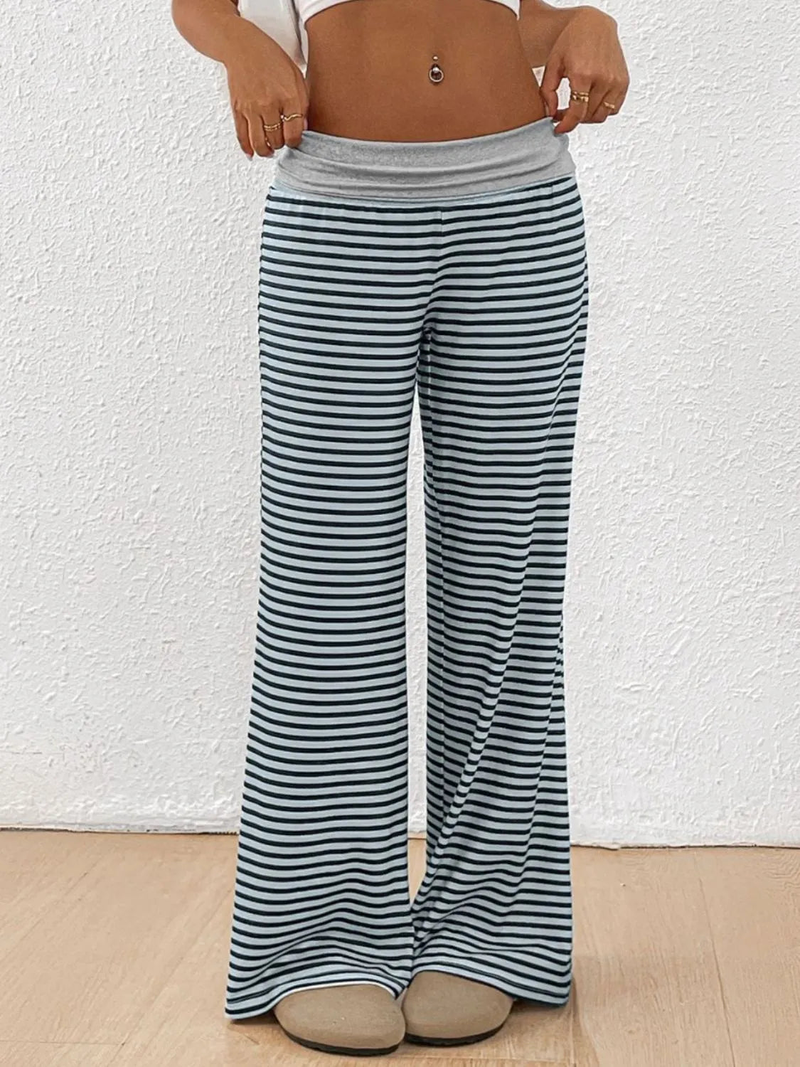 Striped Wide Leg Pants-Krush Kandy, Women's Online Fashion Boutique Located in Phoenix, Arizona (Scottsdale Area)