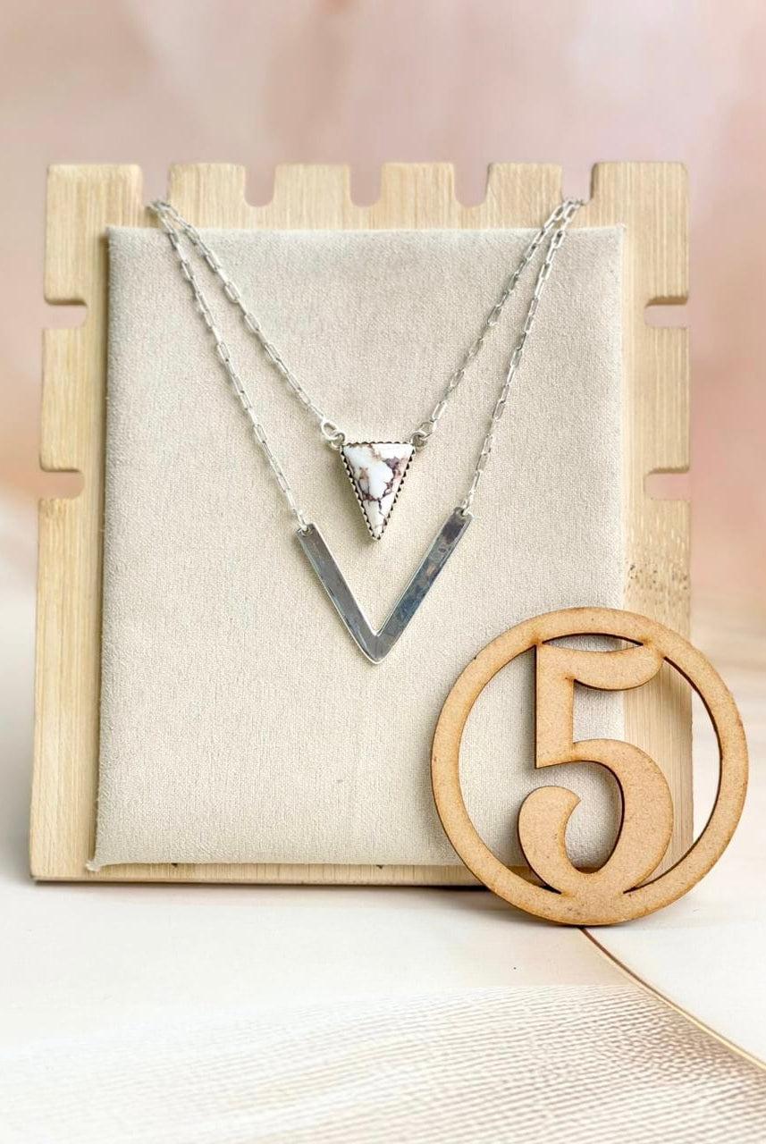 Layered Triad Necklace sno 1-Necklaces-Krush Kandy, Women's Online Fashion Boutique Located in Phoenix, Arizona (Scottsdale Area)