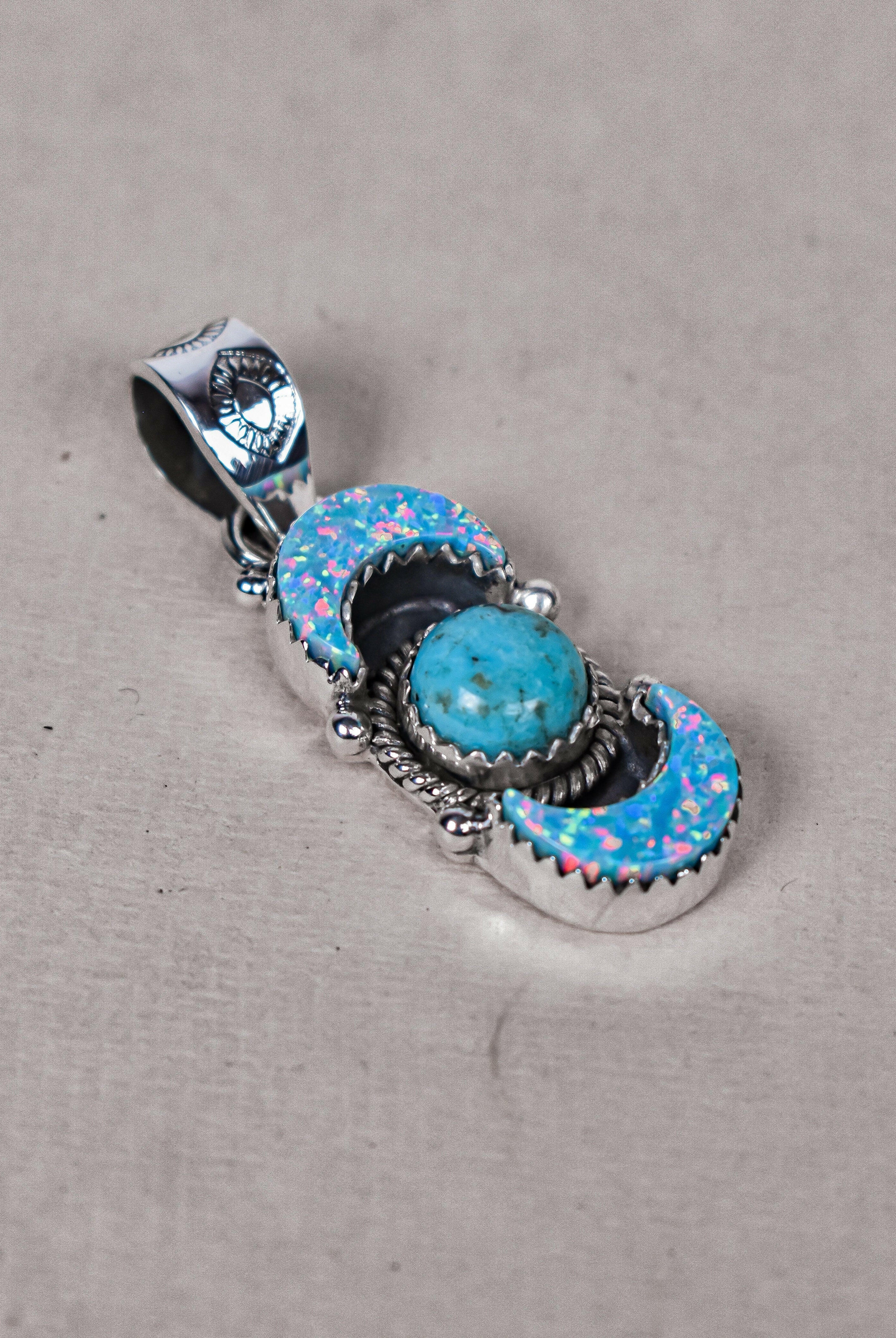 Lunar Crescent Pendant-Pendant Necklaces-Krush Kandy, Women's Online Fashion Boutique Located in Phoenix, Arizona (Scottsdale Area)