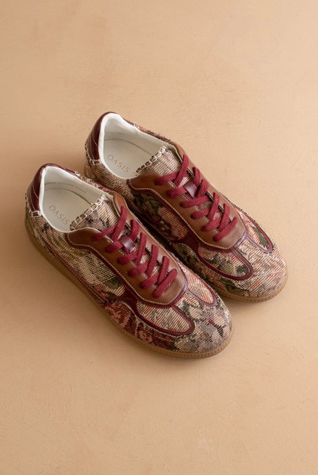 The Dalia - Tapestry Lace Up Sneakers-Shoes-Krush Kandy, Women's Online Fashion Boutique Located in Phoenix, Arizona (Scottsdale Area)