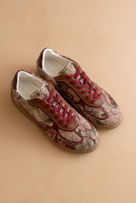 The Dalia - Tapestry Lace Up Sneakers-Shoes-Krush Kandy, Women's Online Fashion Boutique Located in Phoenix, Arizona (Scottsdale Area)