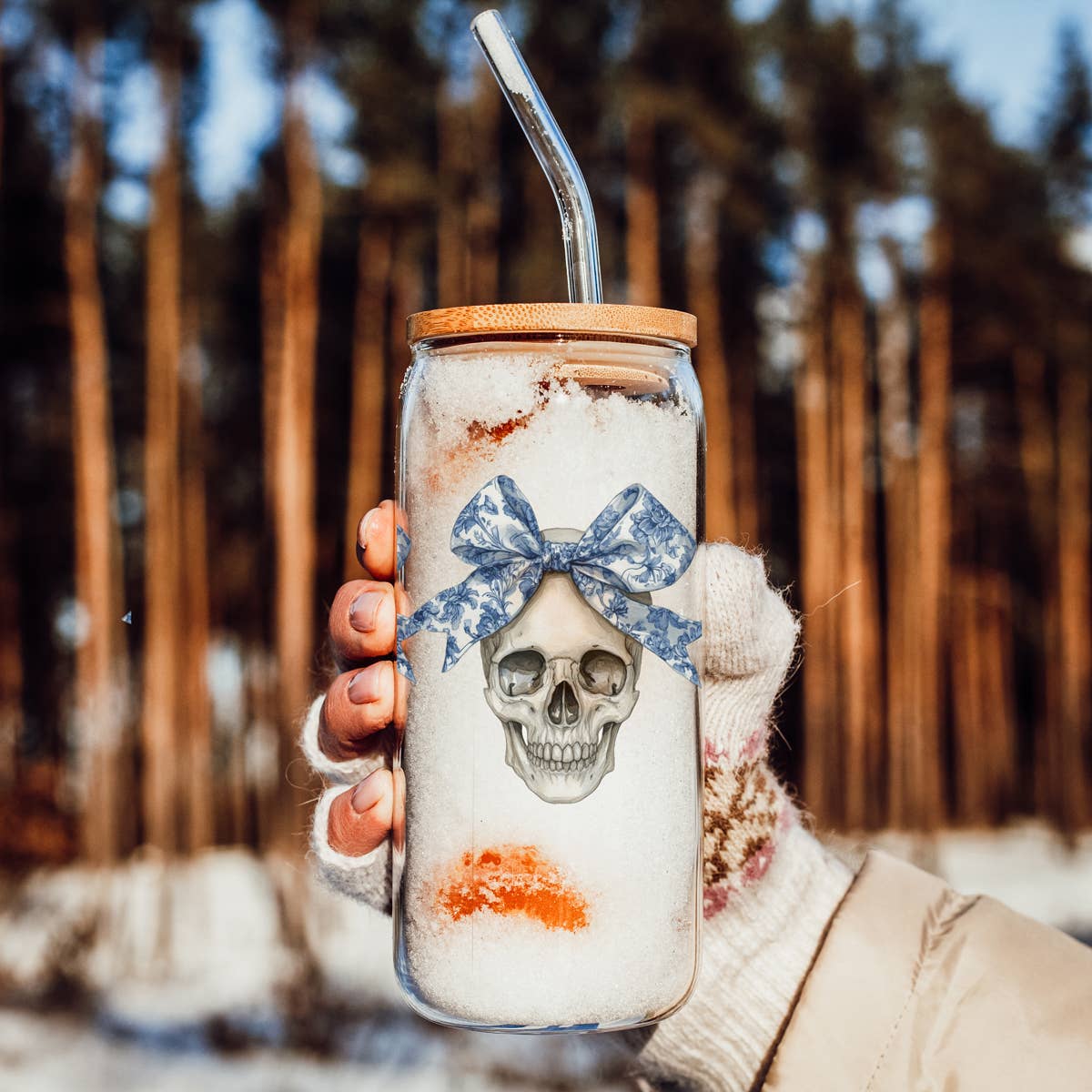 Cutest Halloween Fall Glass Cup | 20oz-Accessories-Krush Kandy, Women's Online Fashion Boutique Located in Phoenix, Arizona (Scottsdale Area)
