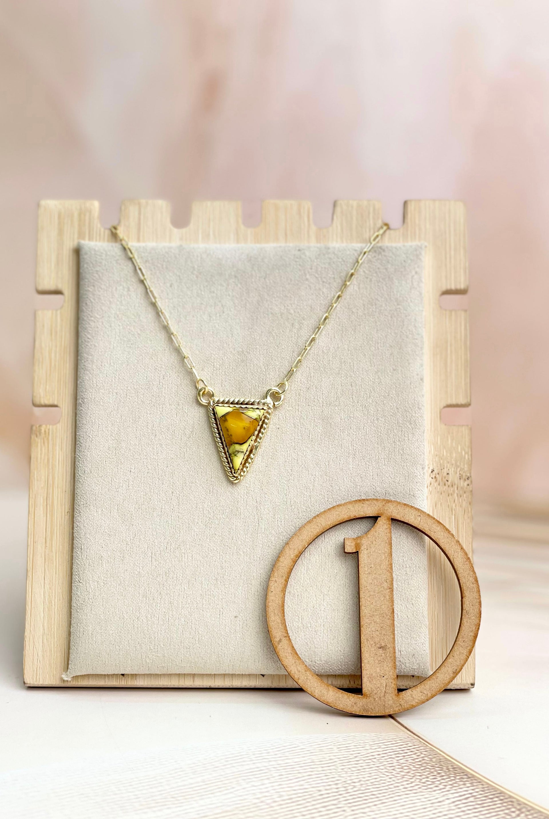 Krushed Gold & Stone Slab Geometric Necklace-Necklaces-Krush Kandy, Women's Online Fashion Boutique Located in Phoenix, Arizona (Scottsdale Area)