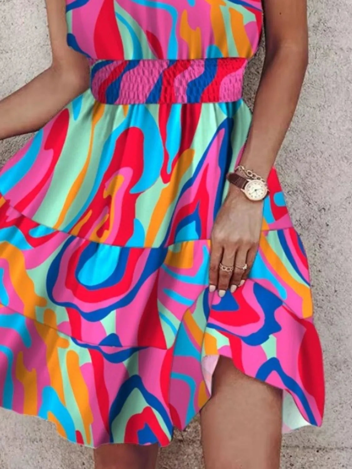 Paisley Print Halter Neck Mini Dress-Krush Kandy, Women's Online Fashion Boutique Located in Phoenix, Arizona (Scottsdale Area)