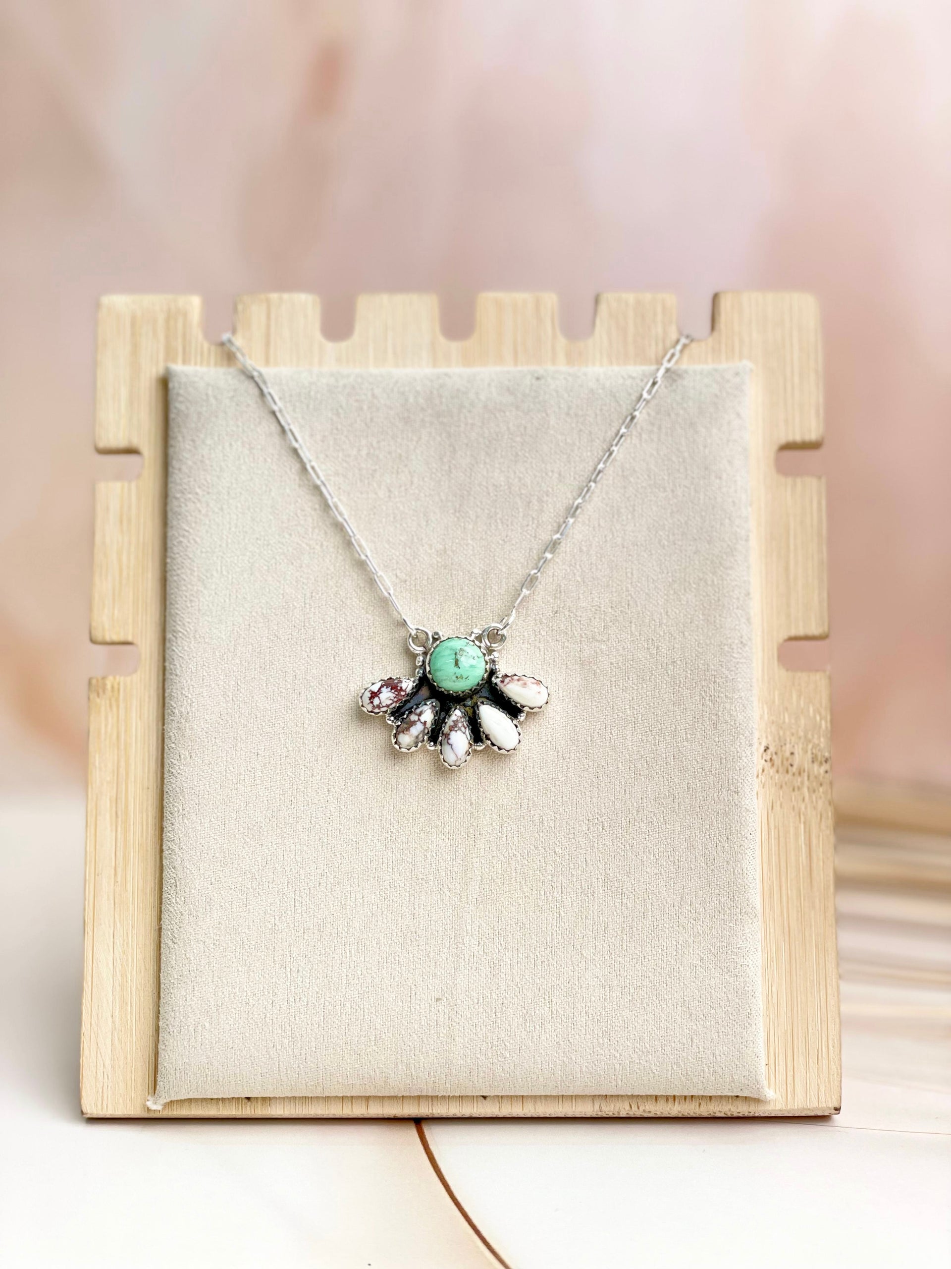 Wild Horse & Varascite Necklace Sno 10-Necklaces-Krush Kandy, Women's Online Fashion Boutique Located in Phoenix, Arizona (Scottsdale Area)