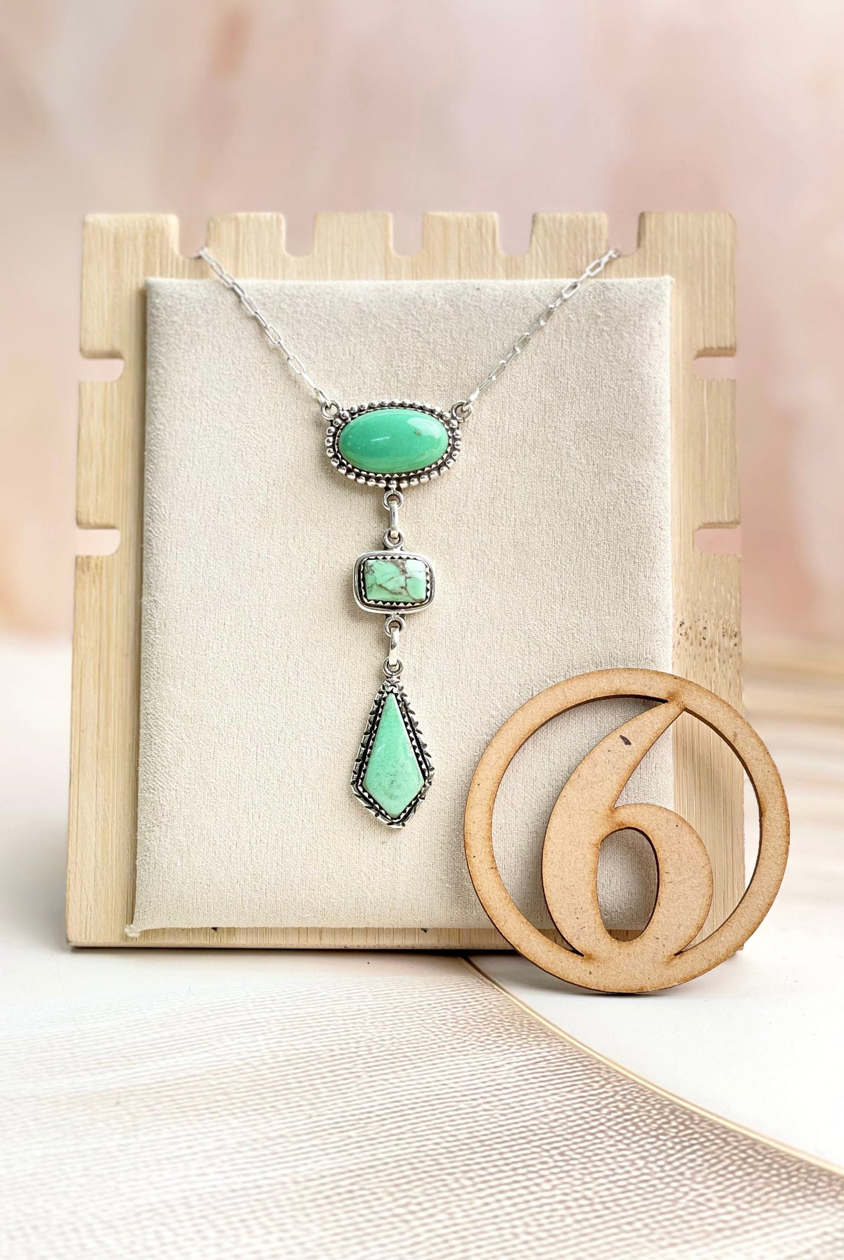 Australian Varascite Lariat Necklace Sno 15-Necklaces-Krush Kandy, Women's Online Fashion Boutique Located in Phoenix, Arizona (Scottsdale Area)