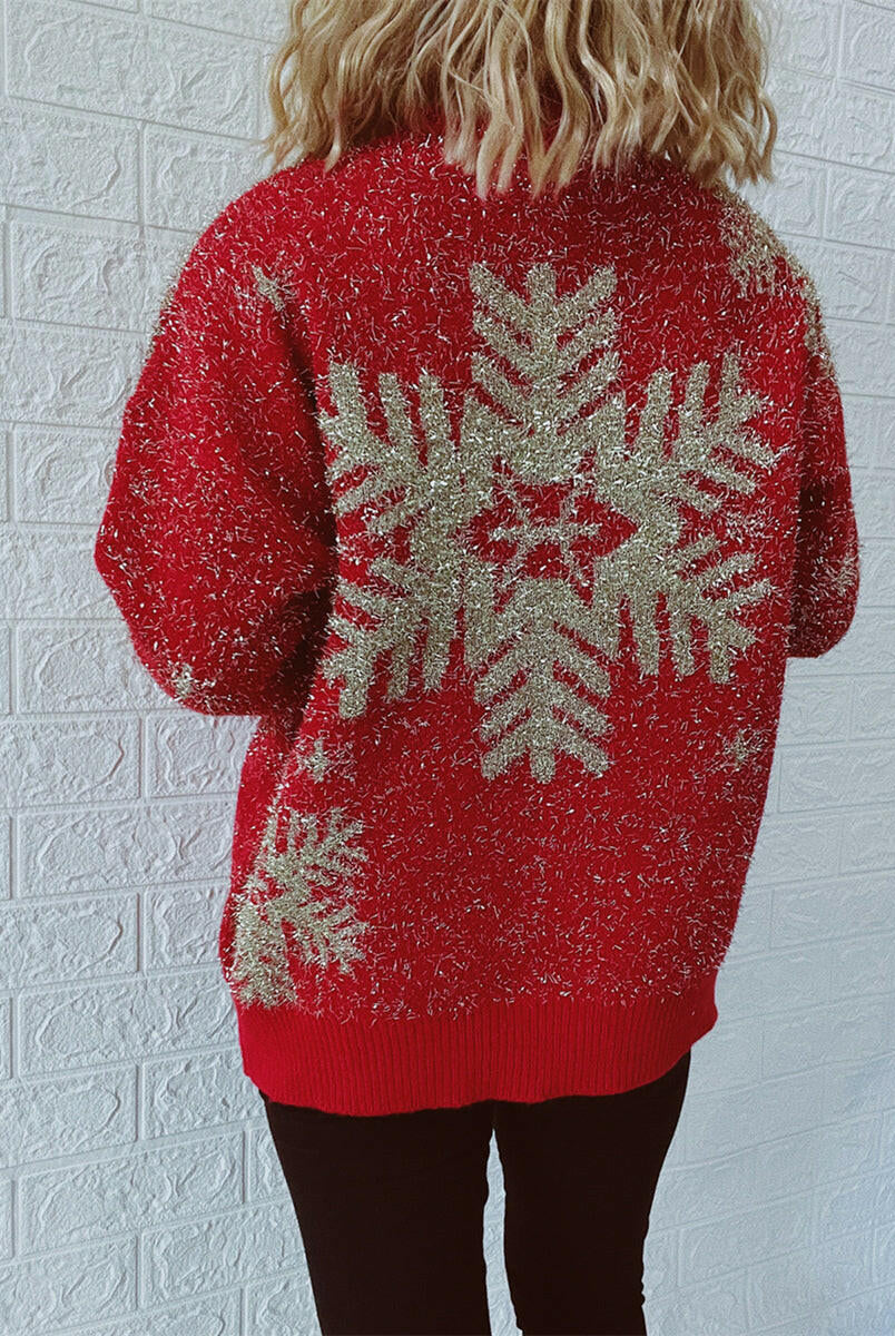 Christmas Element Round Neck Sweater-Krush Kandy, Women's Online Fashion Boutique Located in Phoenix, Arizona (Scottsdale Area)