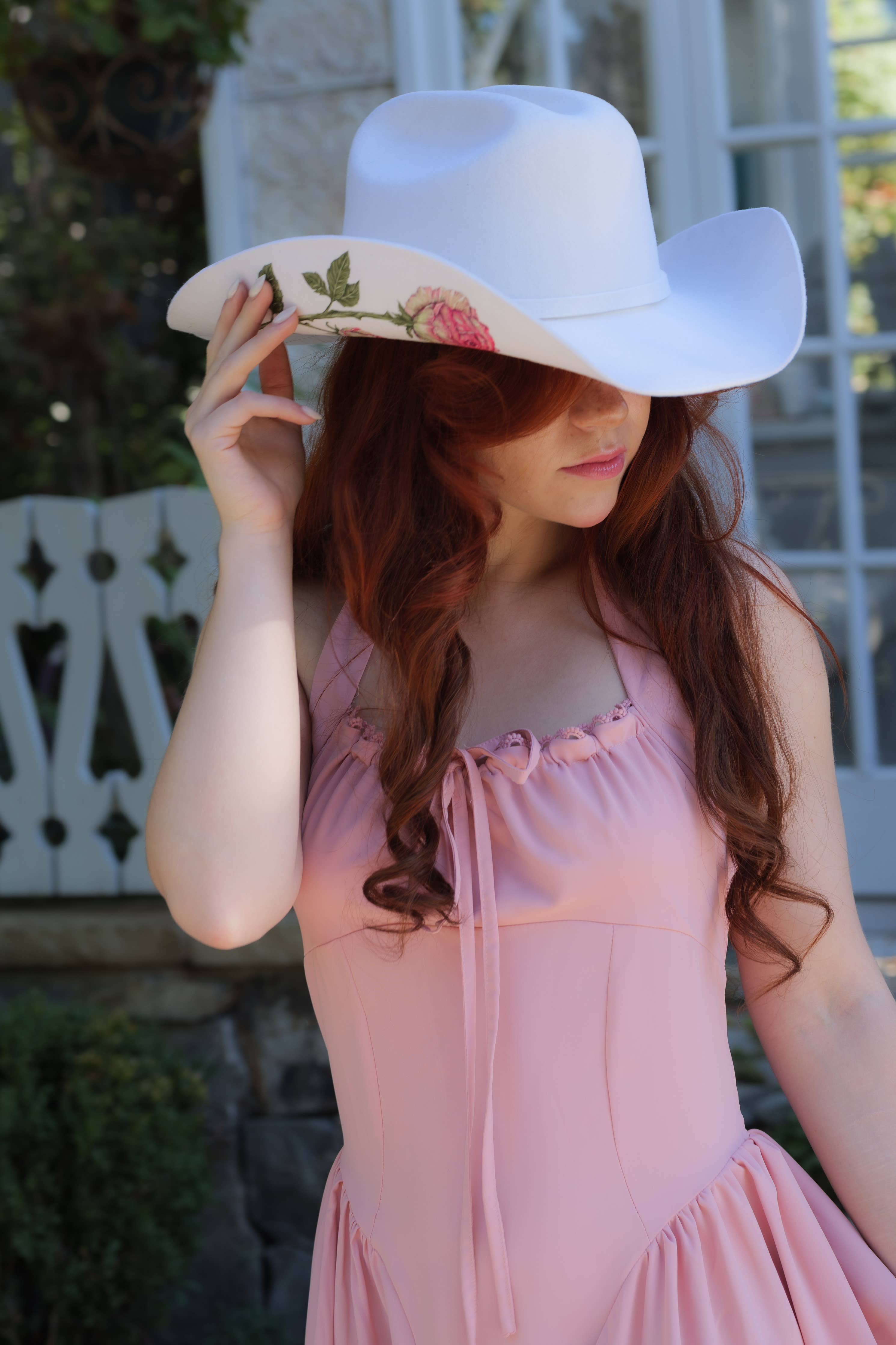 The Seraphina Western Hat - Made to Order-Hats-Krush Kandy, Women's Online Fashion Boutique Located in Phoenix, Arizona (Scottsdale Area)