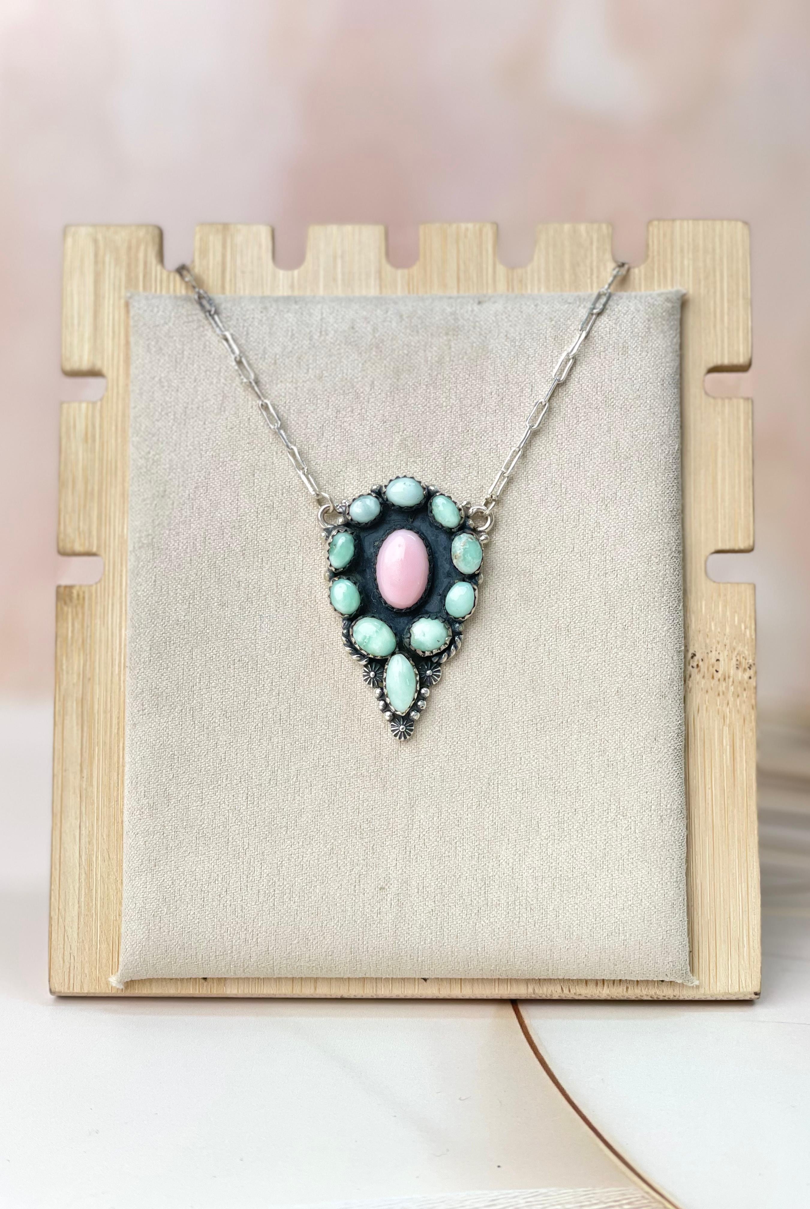 Paloma & Conch Cluster Necklace-Necklaces-Krush Kandy, Women's Online Fashion Boutique Located in Phoenix, Arizona (Scottsdale Area)